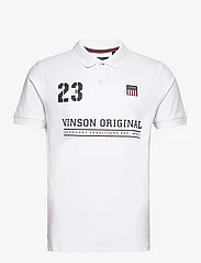 VINSON - VIN Polo Mateo Men - short-sleeved polos - white - 0