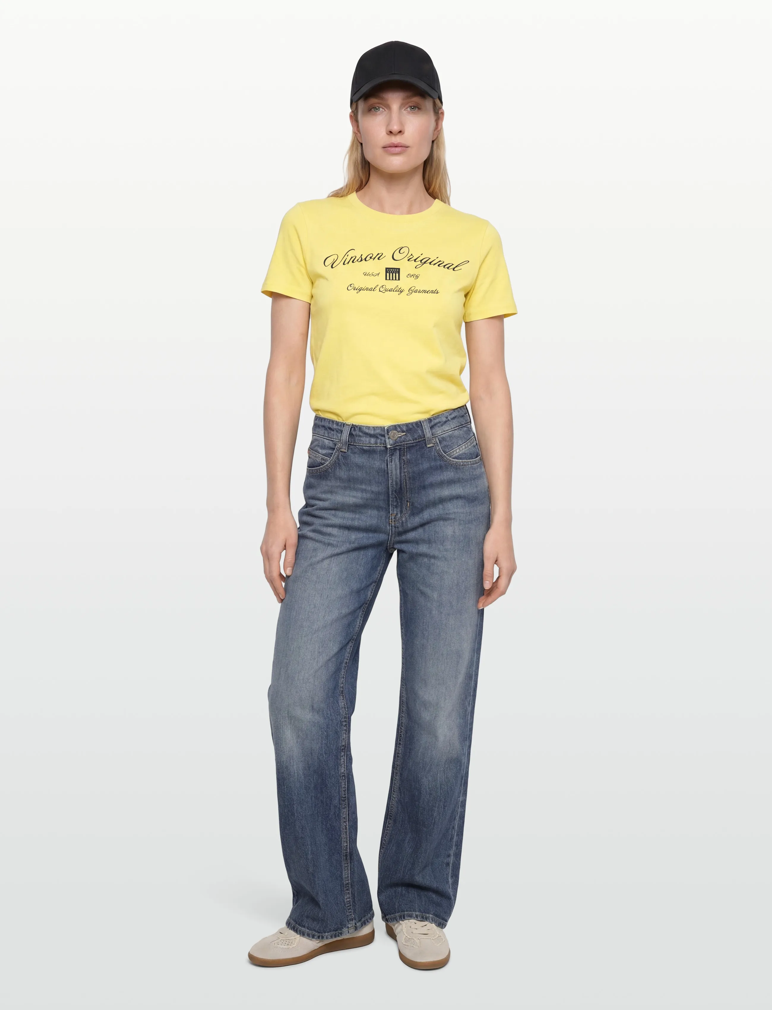 VINSON - VINSON LAYLA REG VIN TEE Women - die niedrigsten preise - 12-0721tcx lemonade - 0