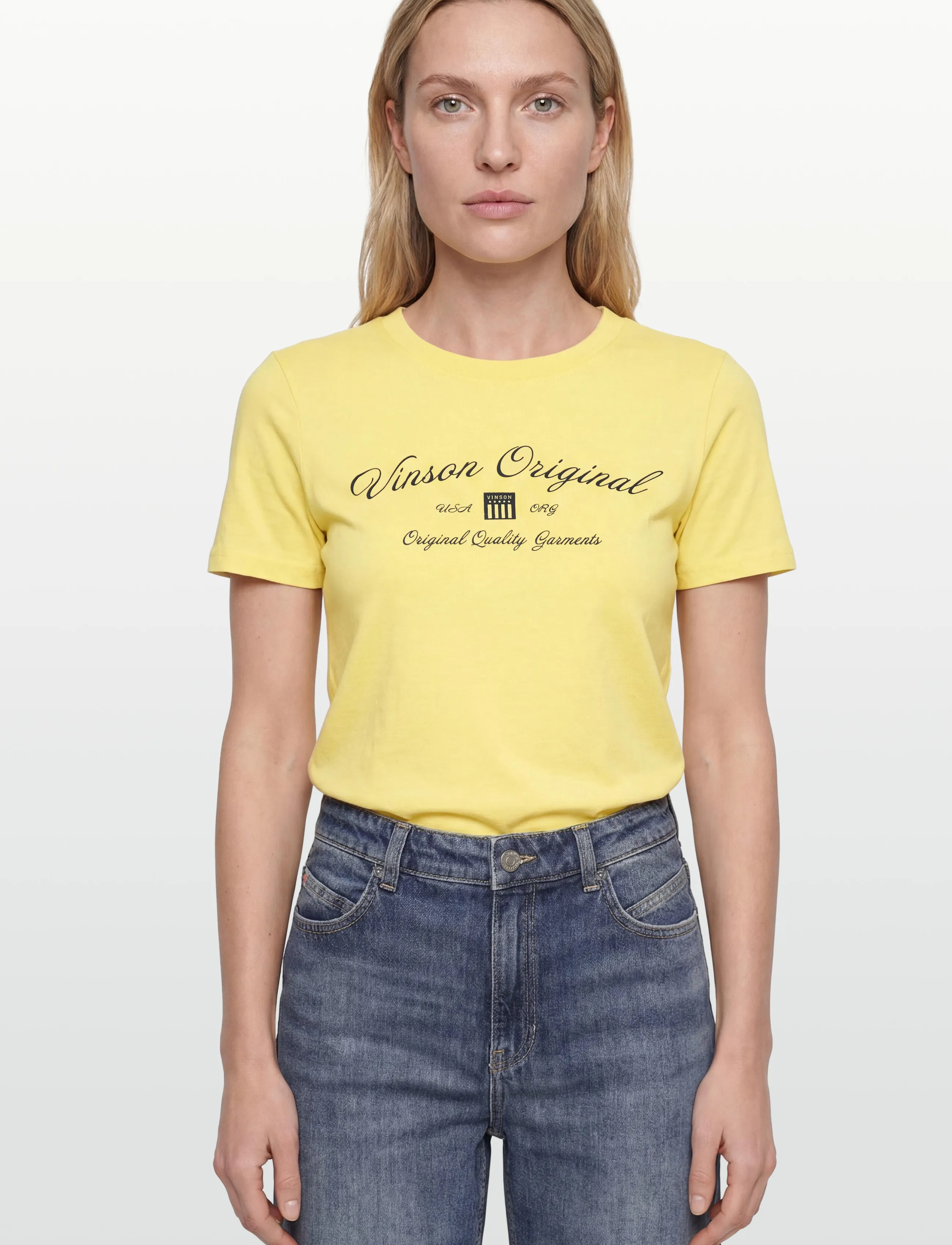 VINSON - VINSON LAYLA REG VIN TEE Women - die niedrigsten preise - 12-0721tcx lemonade - 3