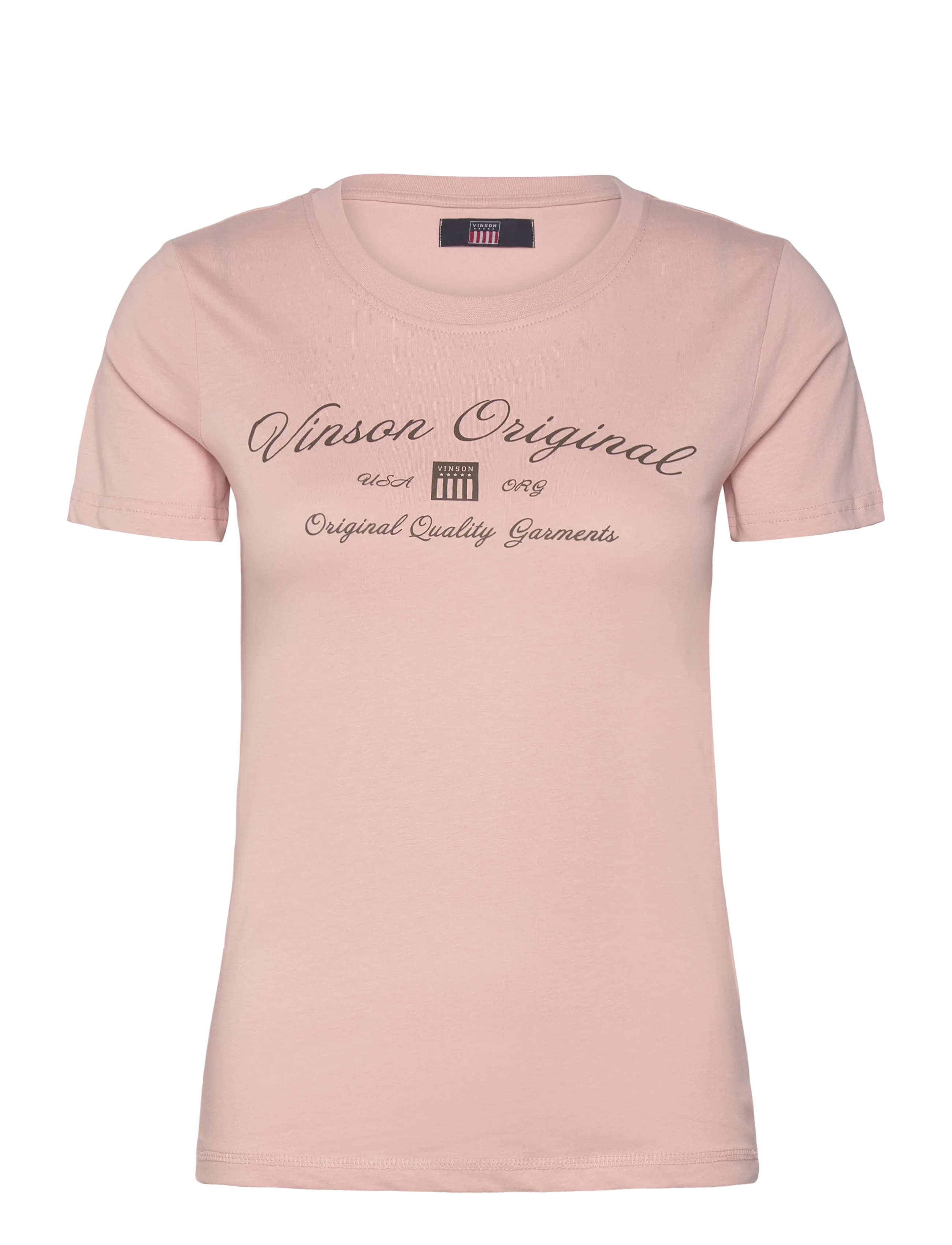 VINSON VINSON LAYLA REG VIN TEE Women - Kläder - 14-1905TCX LOTUS / pink/rose