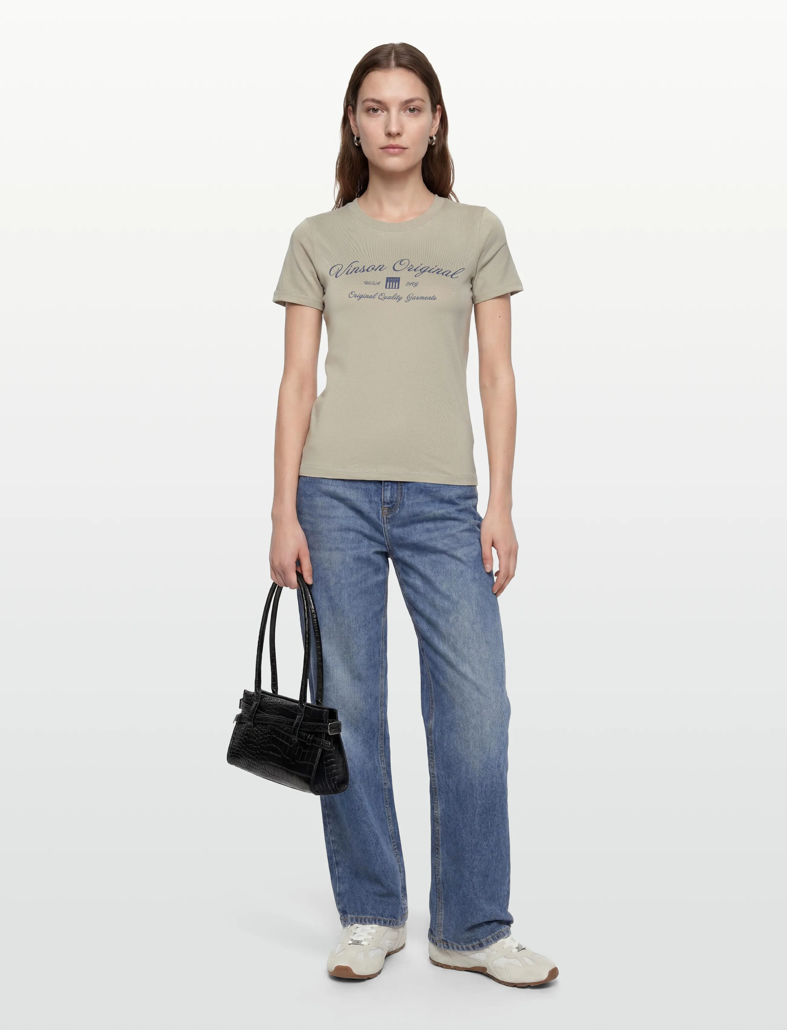 VINSON - VINSON LAYLA REG VIN TEE Women - die niedrigsten preise - 15-5704tcx mineral gray - 0