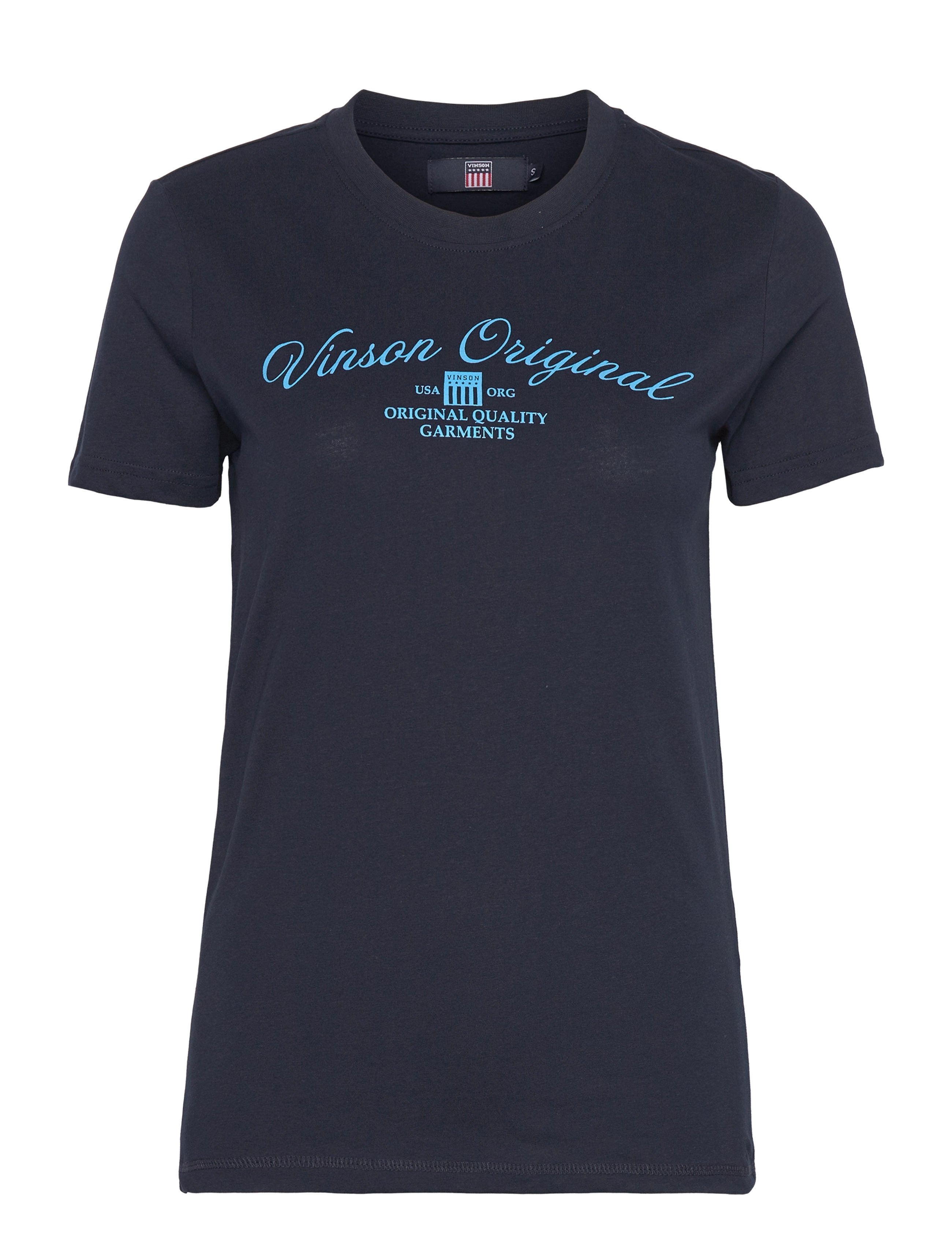 VINSON VINSON LAYLA REG VIN TEE Women - Kläder - 19-4020TCX DARK SAPPHIRE / navy