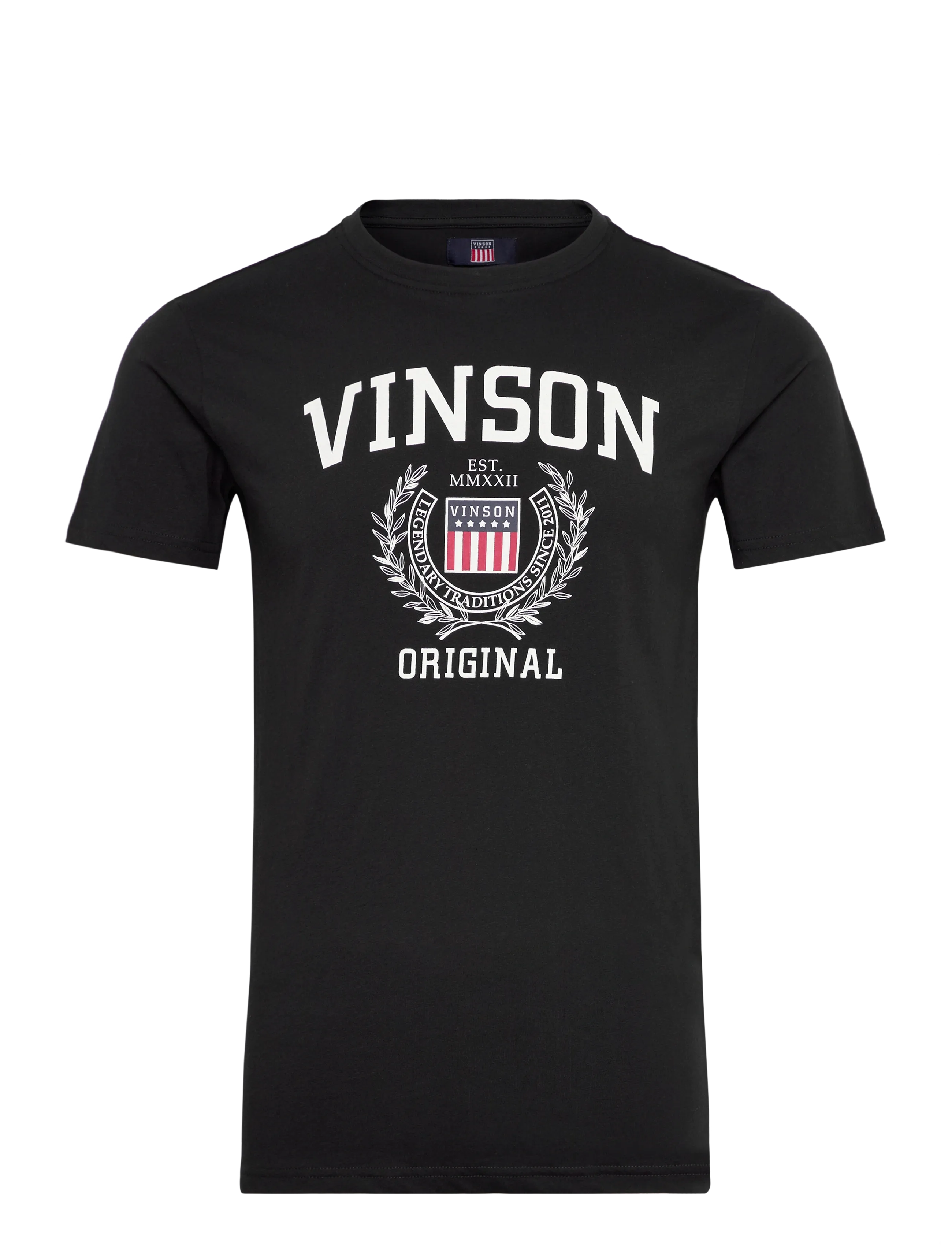 VINSON Kaiser Reg Sj Vin M Tee Schwarz - M - Herren