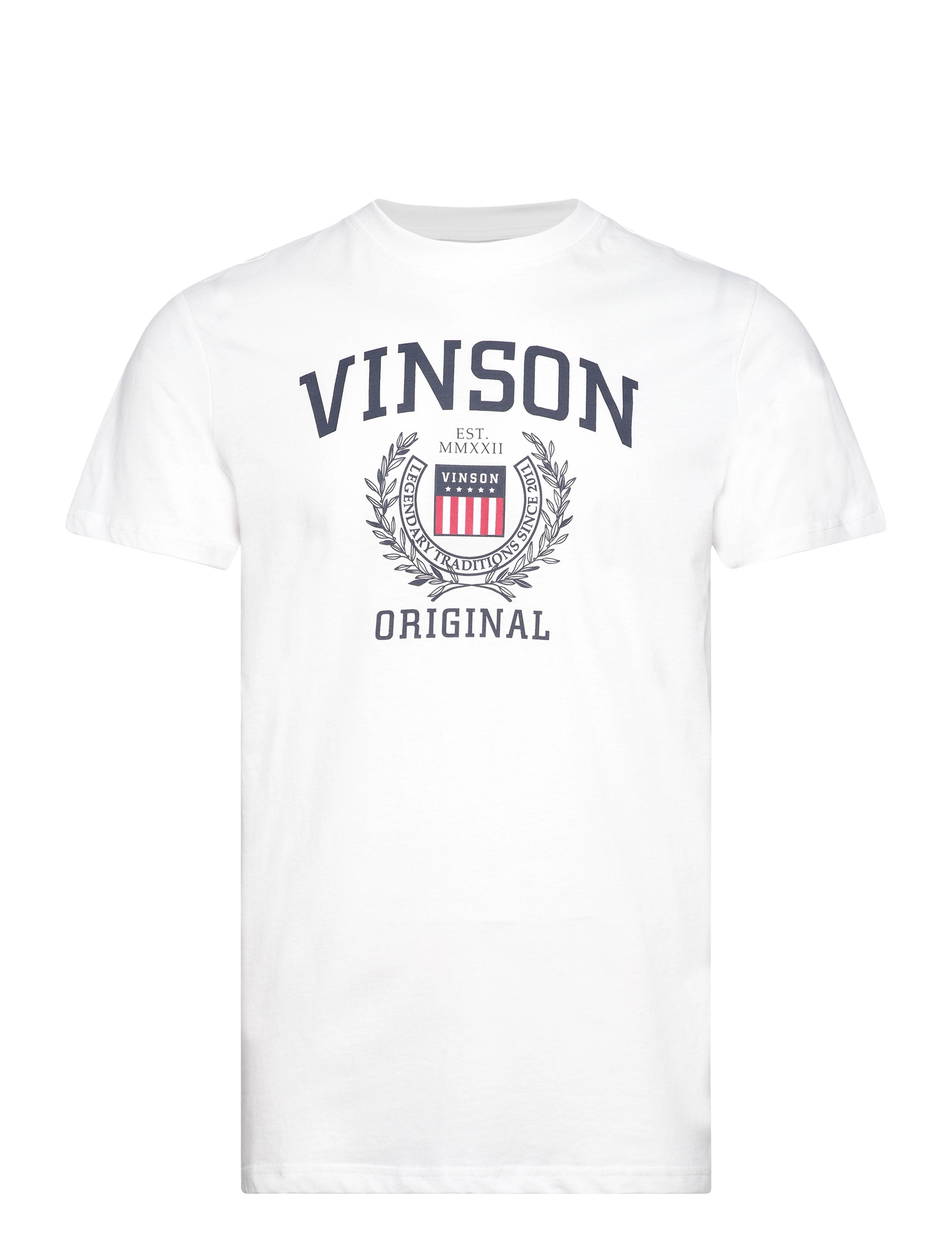 VINSON Kaiser Reg Sj Vin M Tee Weiß - XL - Herren