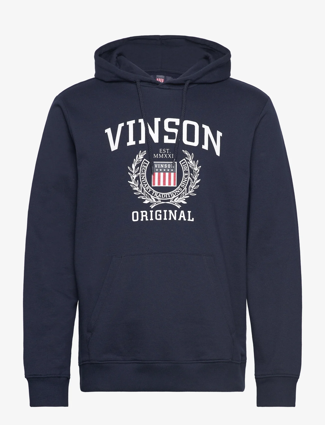 VINSON - Kris reg ho cot pe VIN M SW - hoodies - dark sapphire - 0
