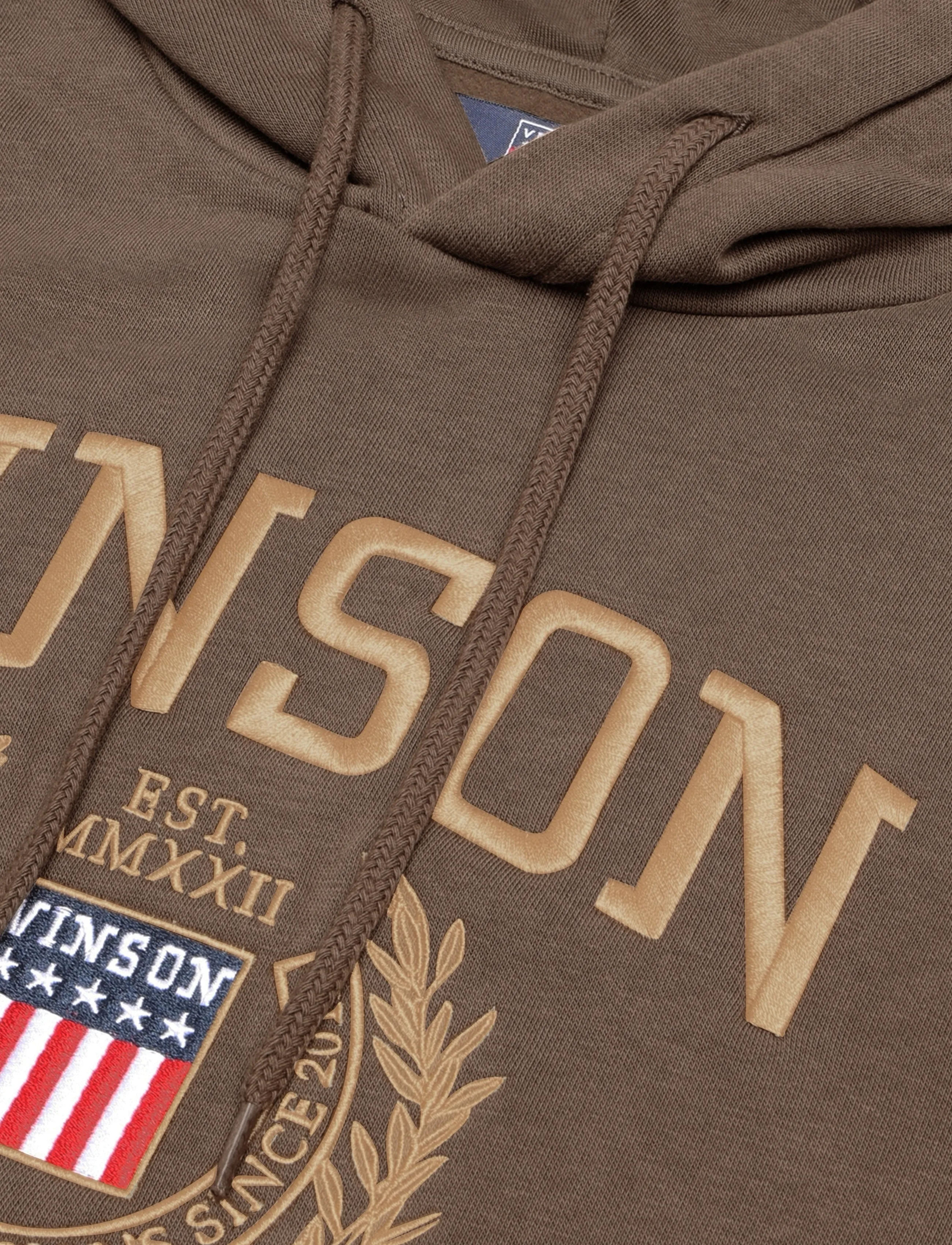 VINSON - Kris GOLD EMB cot pe VIN M SW - sweatshirts - walnut - 5