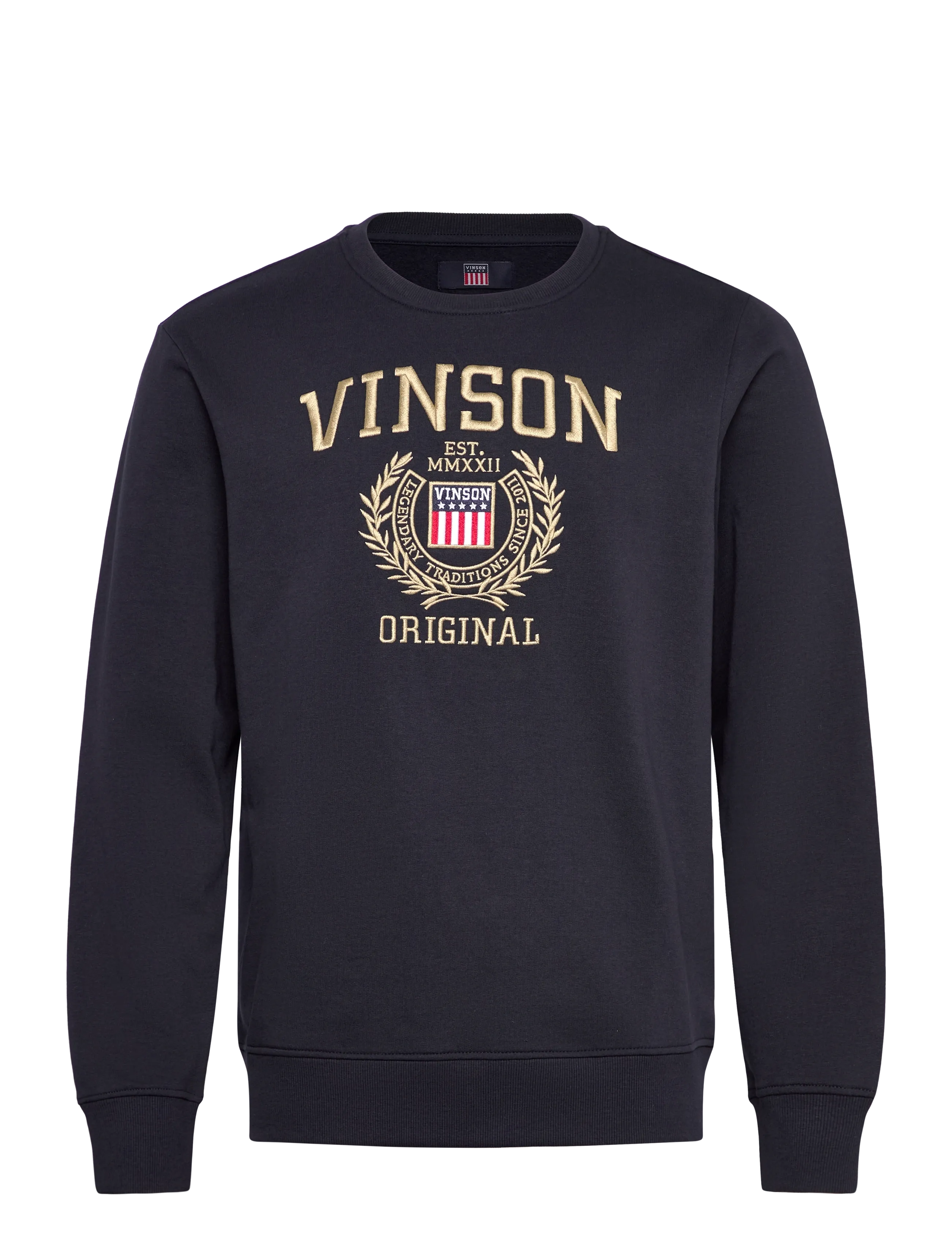 VINSON Kristian Gold Emb Vin M Sw Navy - XXL - Herren