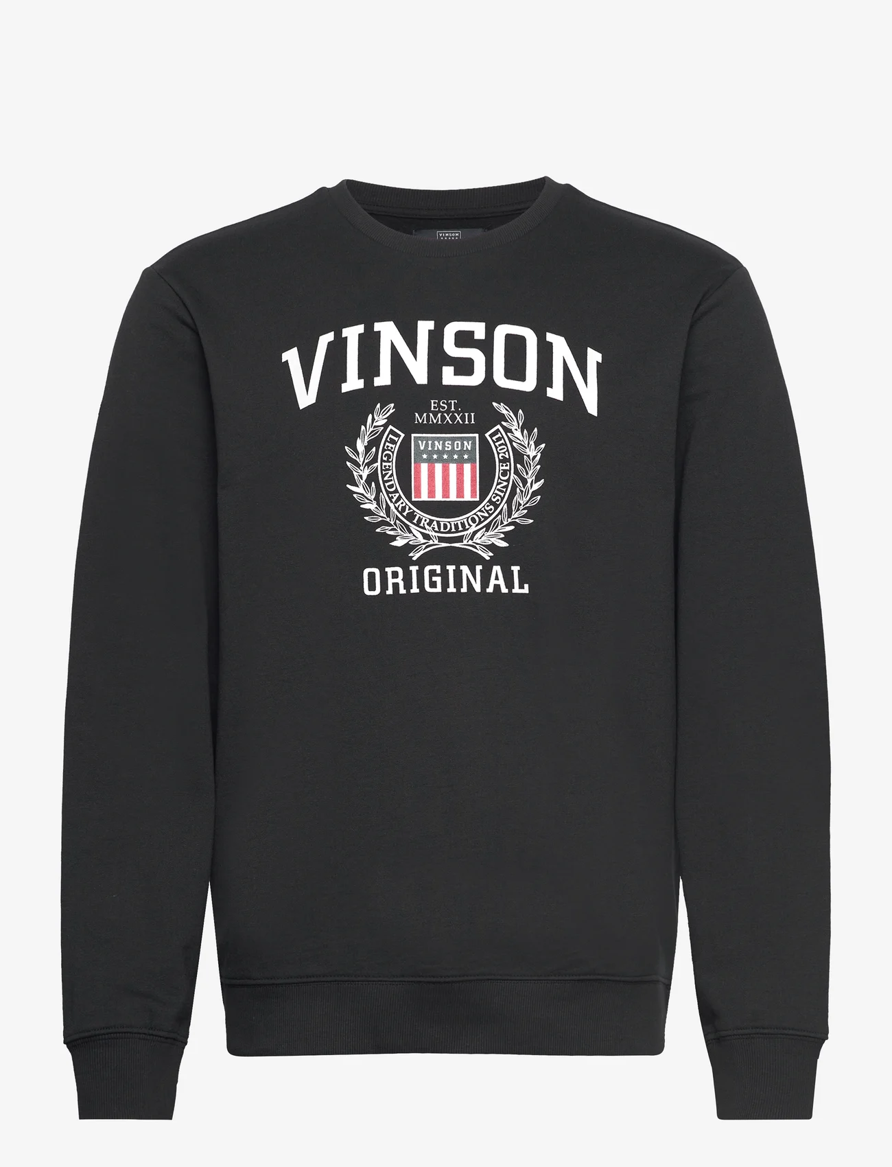 VINSON - Kristian Mens Crew Neck - sweatshirts - tap shoe - 0