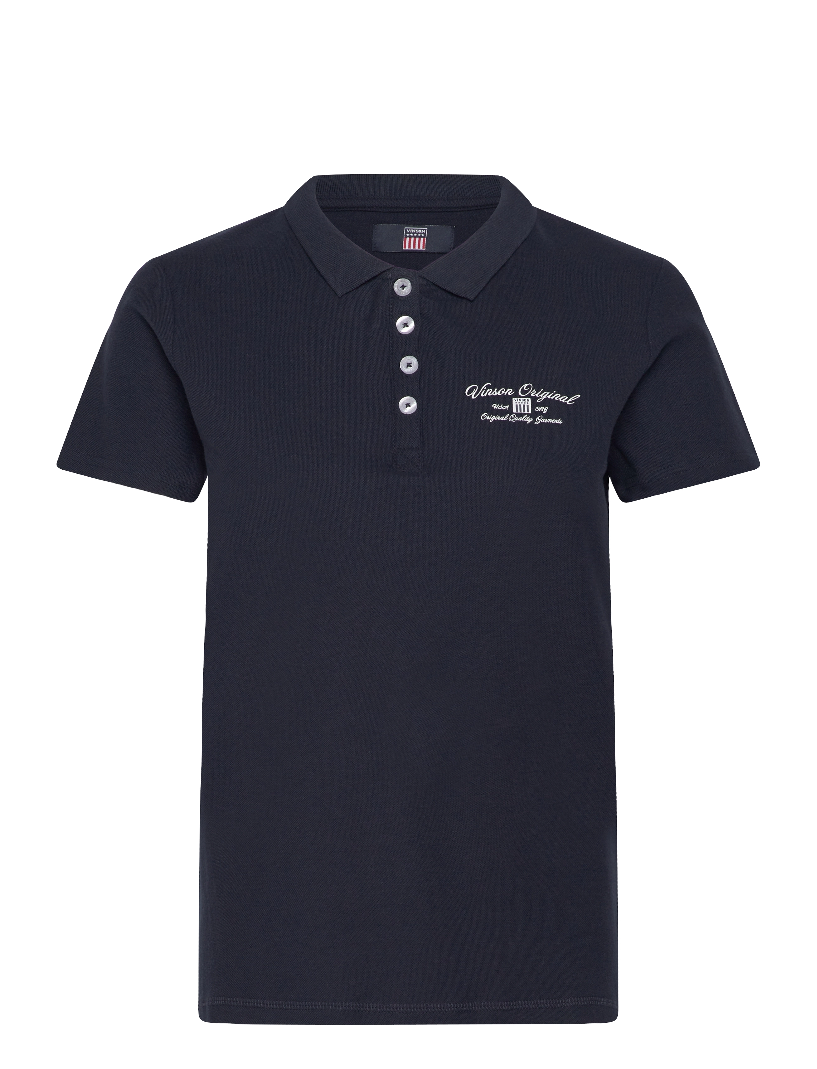 VINSON Katie Reg Cot Vin W Polo Navy - XS - Damen