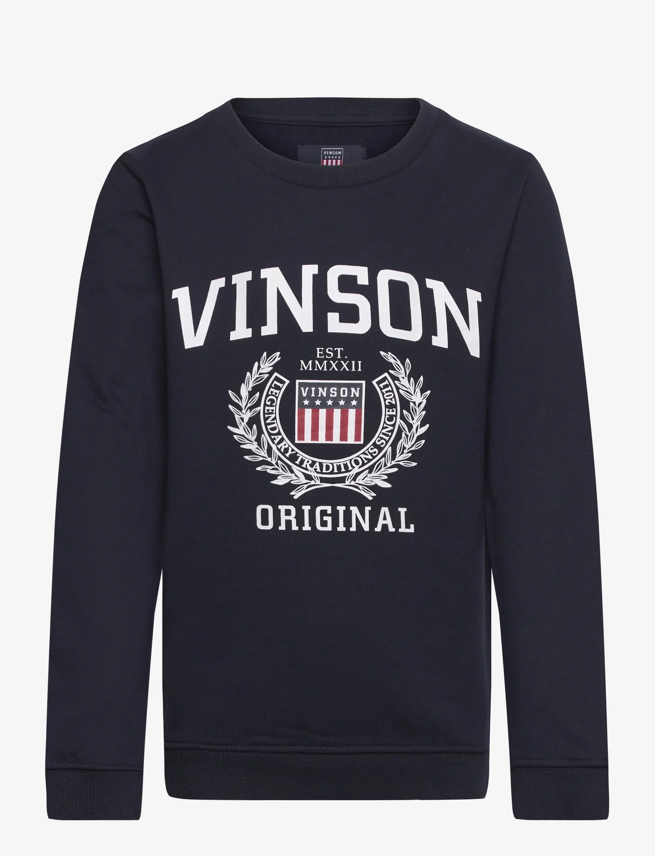VINSON - Kalle reg cw cot pe VIN J SW - sportiska stila džemperi - dark sapphire - 0