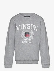 VINSON - Kalle reg cw cot pe VIN J SW - sweatshirts - grey melange - 0