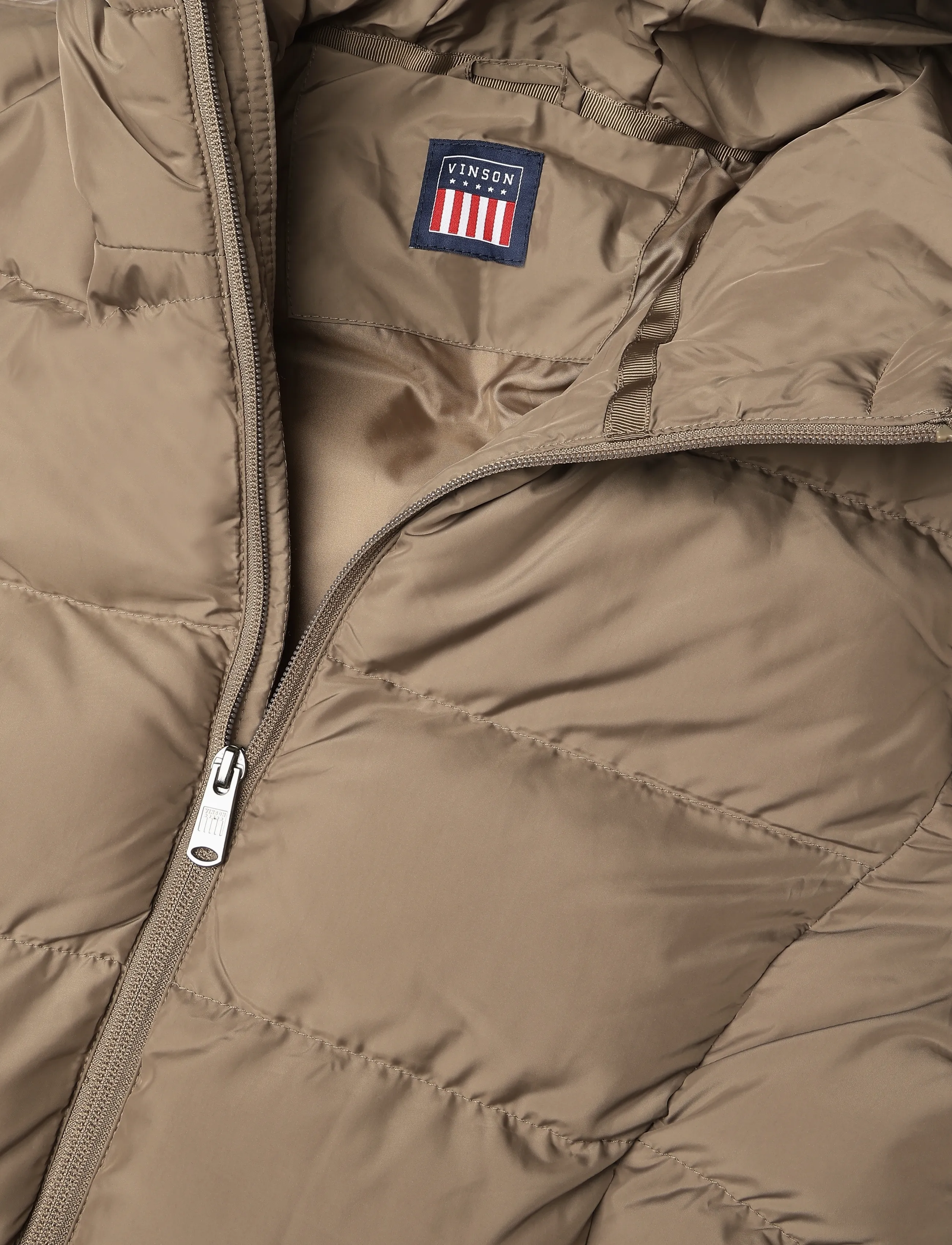 VINSON - Jolene reg max ny VIN W OTW - dunjakker - walnut - 2