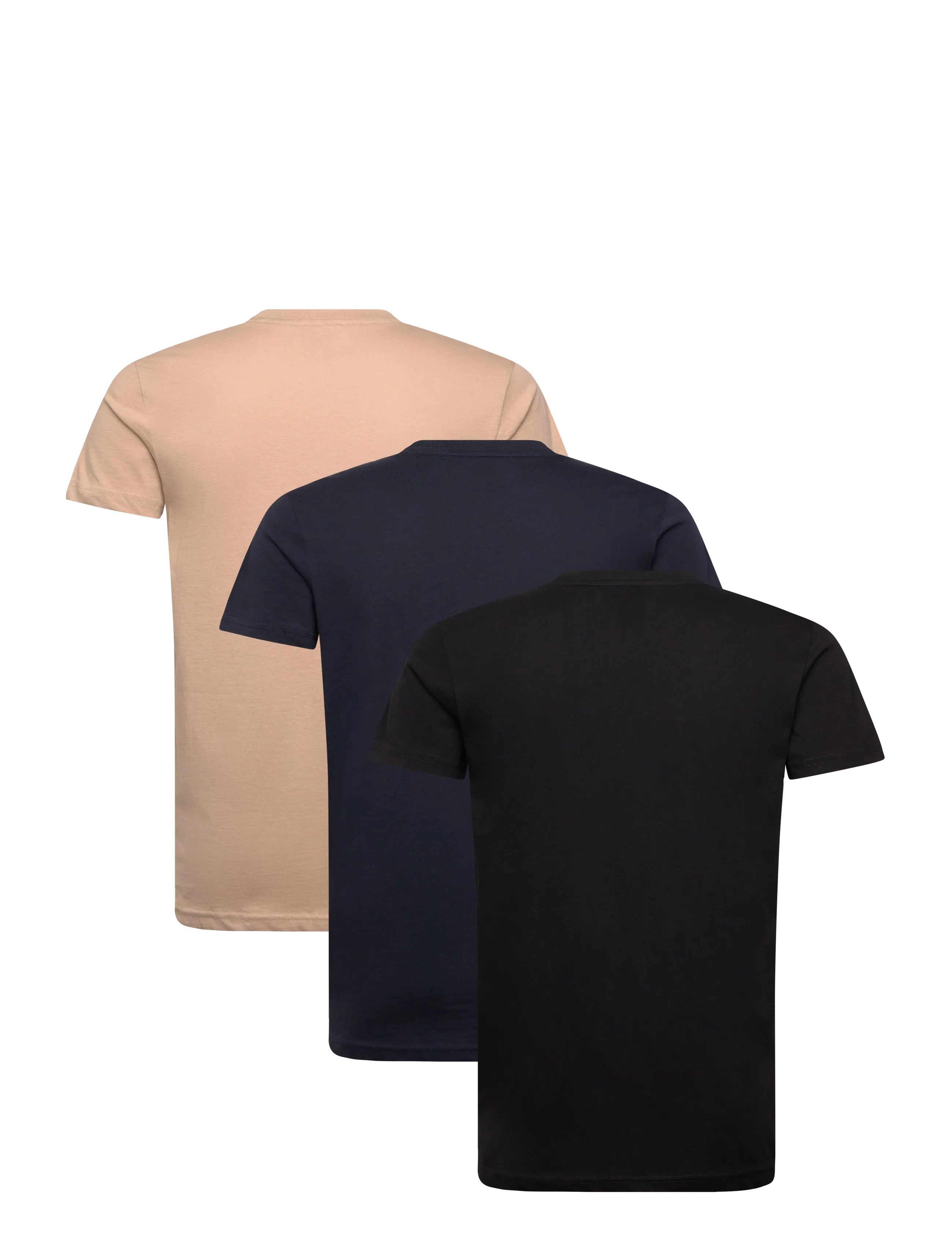 VINSON - VIN 3 Pack T-Shirt Massimo Men - kurzärmelige - tapshoe/darks/humus - 1