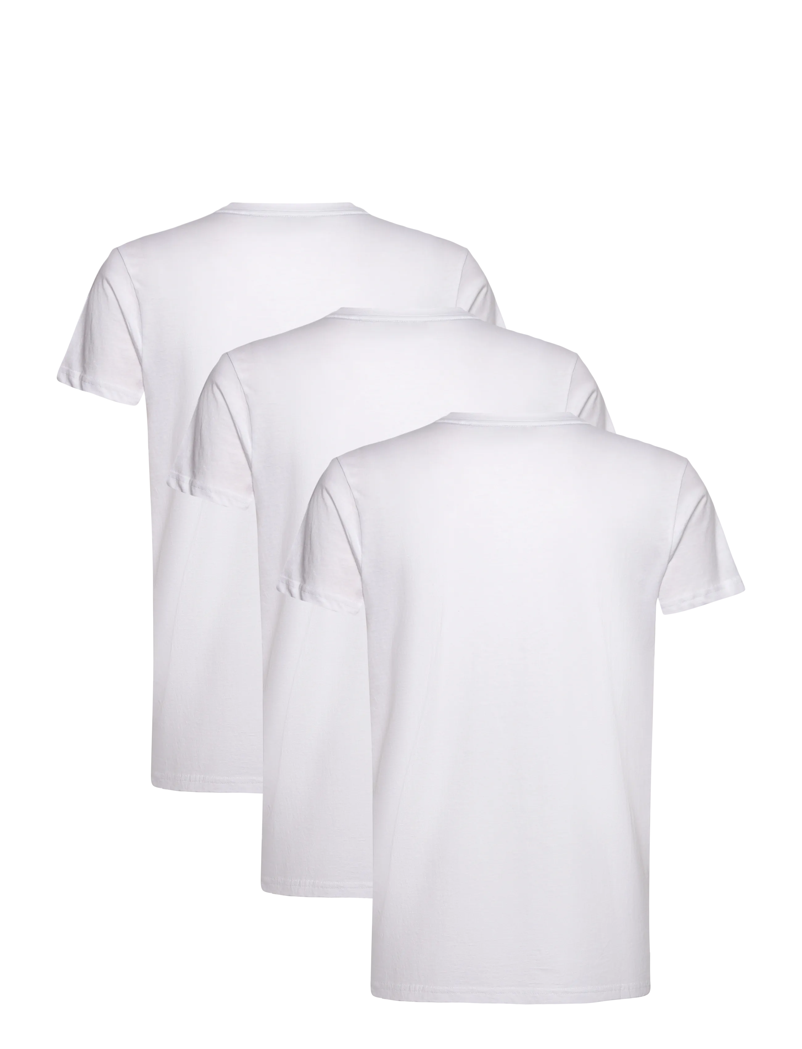 VINSON - VIN 3 Pack T-Shirt Massimo Men - kurzärmelige - white/white/white - 1