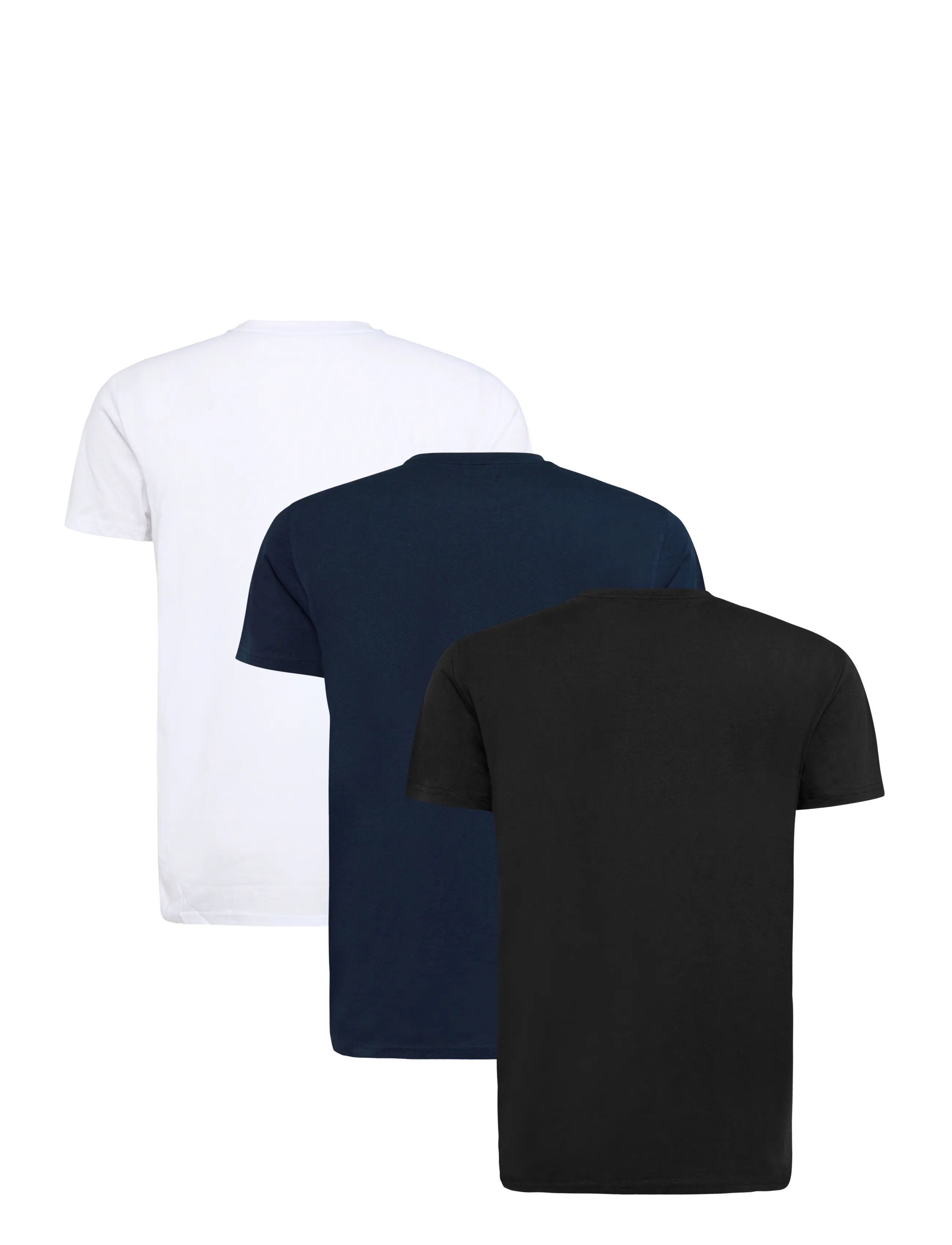 VINSON - VIN 3-pack T-Shirt Matt Men - efterårstøj - tap shoe/bright white/dark sap - 1