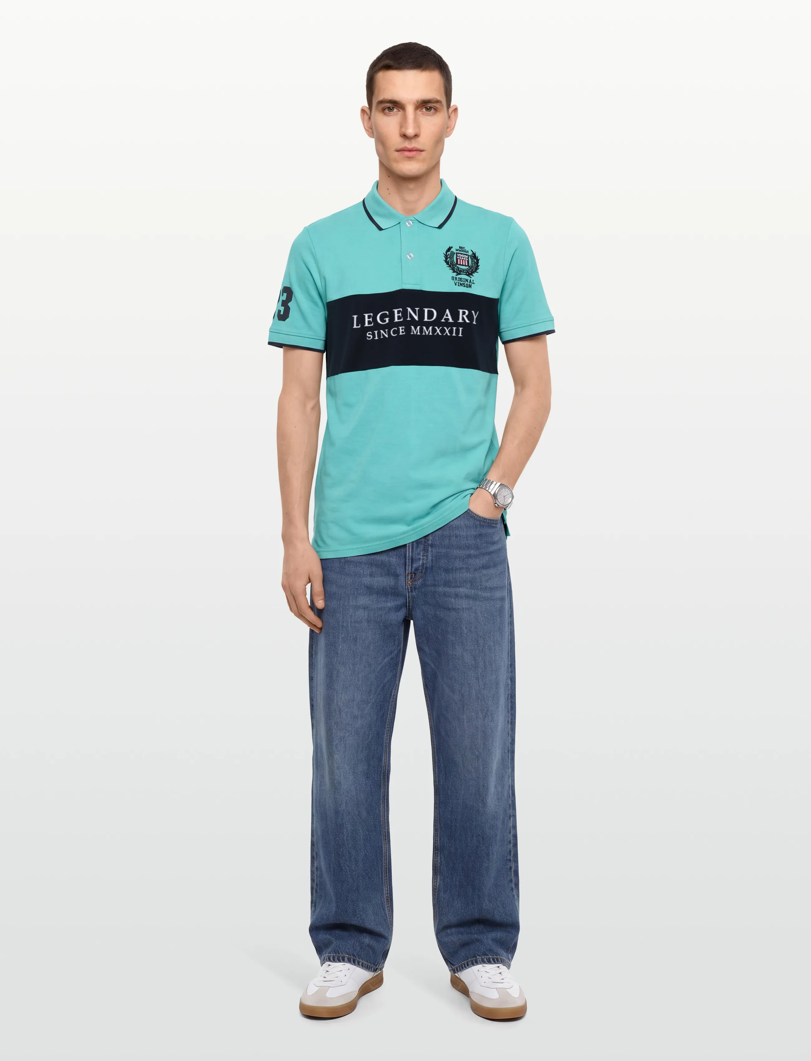 VINSON - Rory reg cot VIN M POLO - lowest prices - pool blue - 0