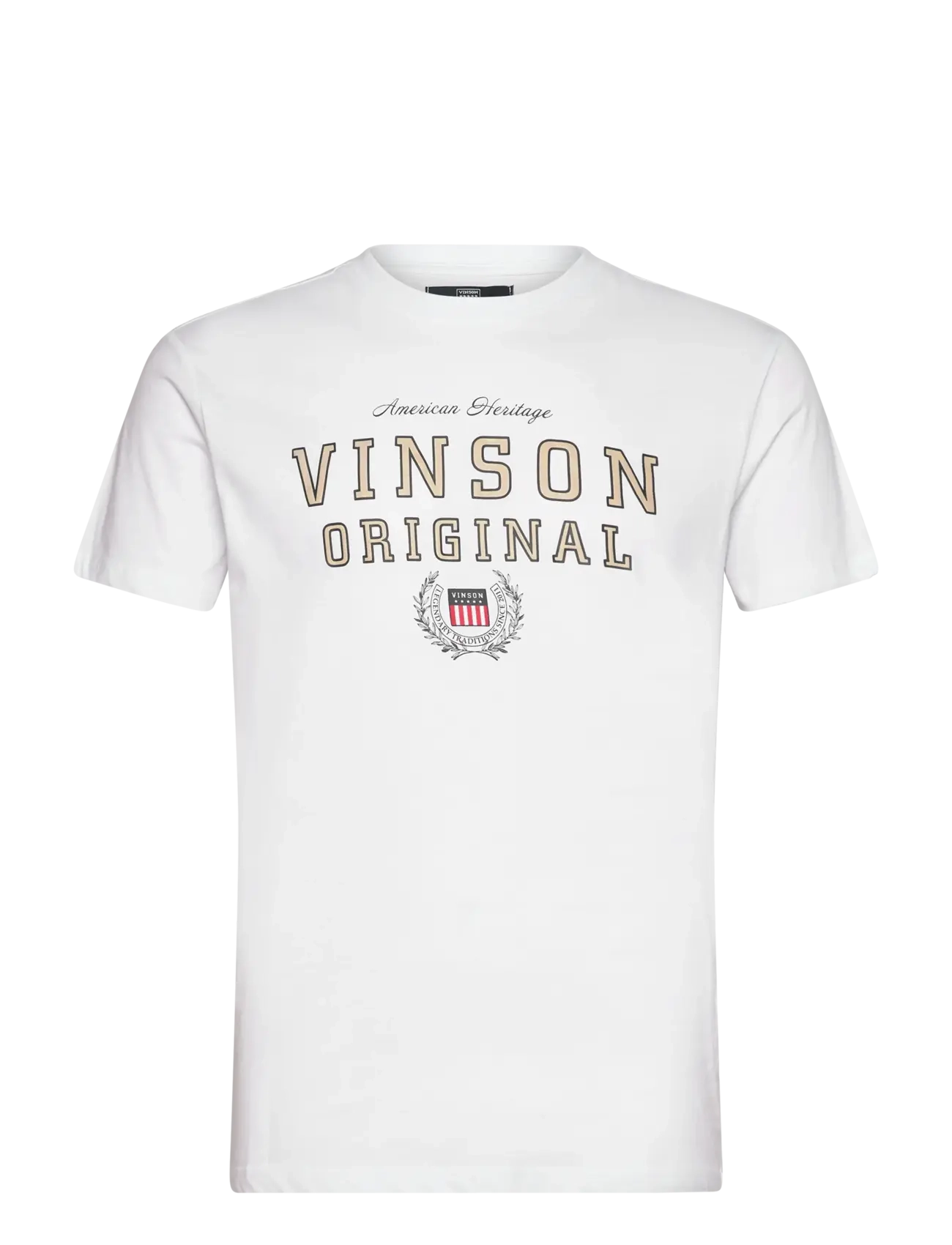 VINSON VINSON Raz reg TEE Men - T-Shirts - 11-0601TCX WHITE / white