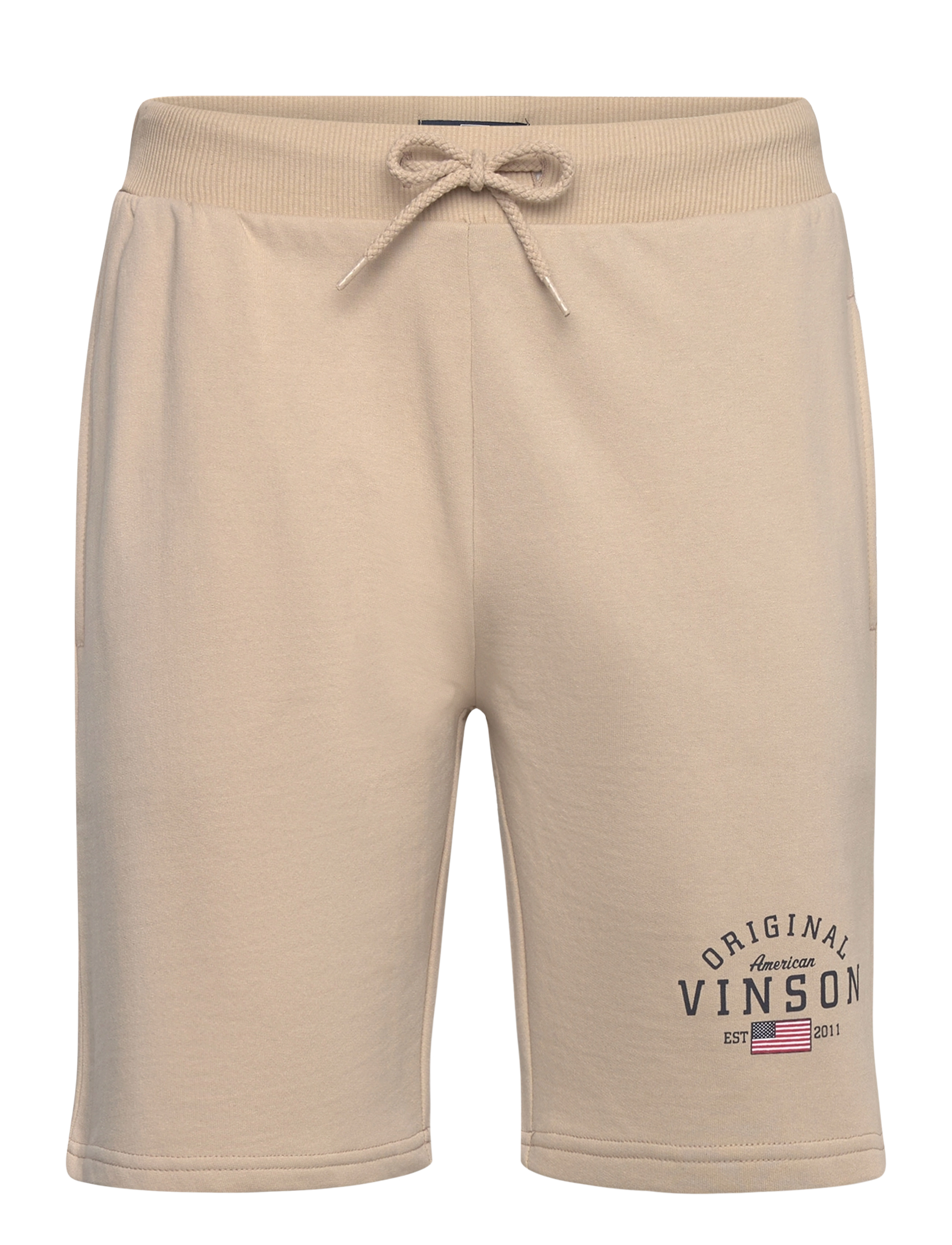 VINSON Ronny cot pe sw VIN M shorts - Shorts - 15-1304TCX HUMUS / beige