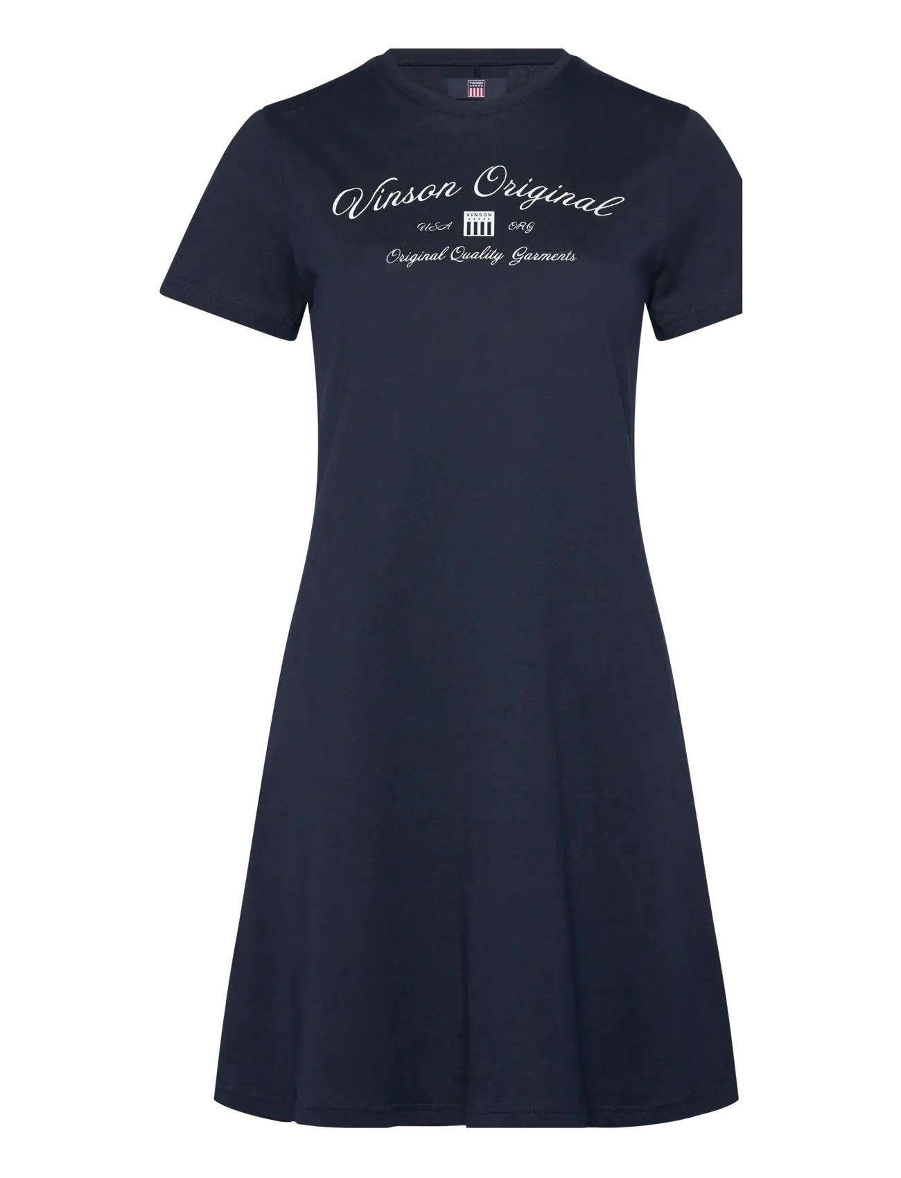 VINSON Rita lf sj cot VIN W DRESS - Klänningar - 19-4020TCX DARK SAPPHIRE / navy