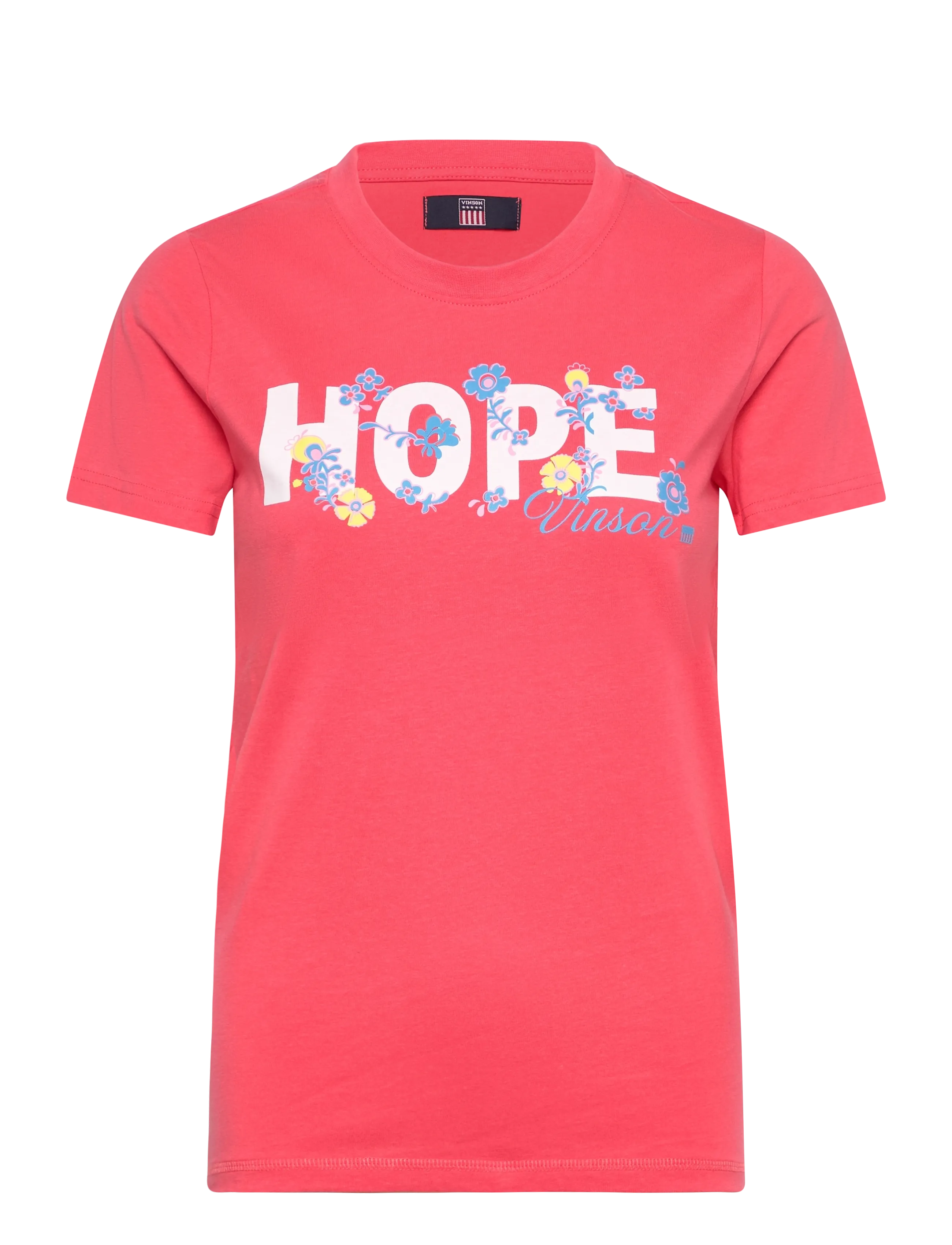 VINSON Randi reg cot sj VIN W TEE - Riided - 17-1647TCX DUBARRY / red