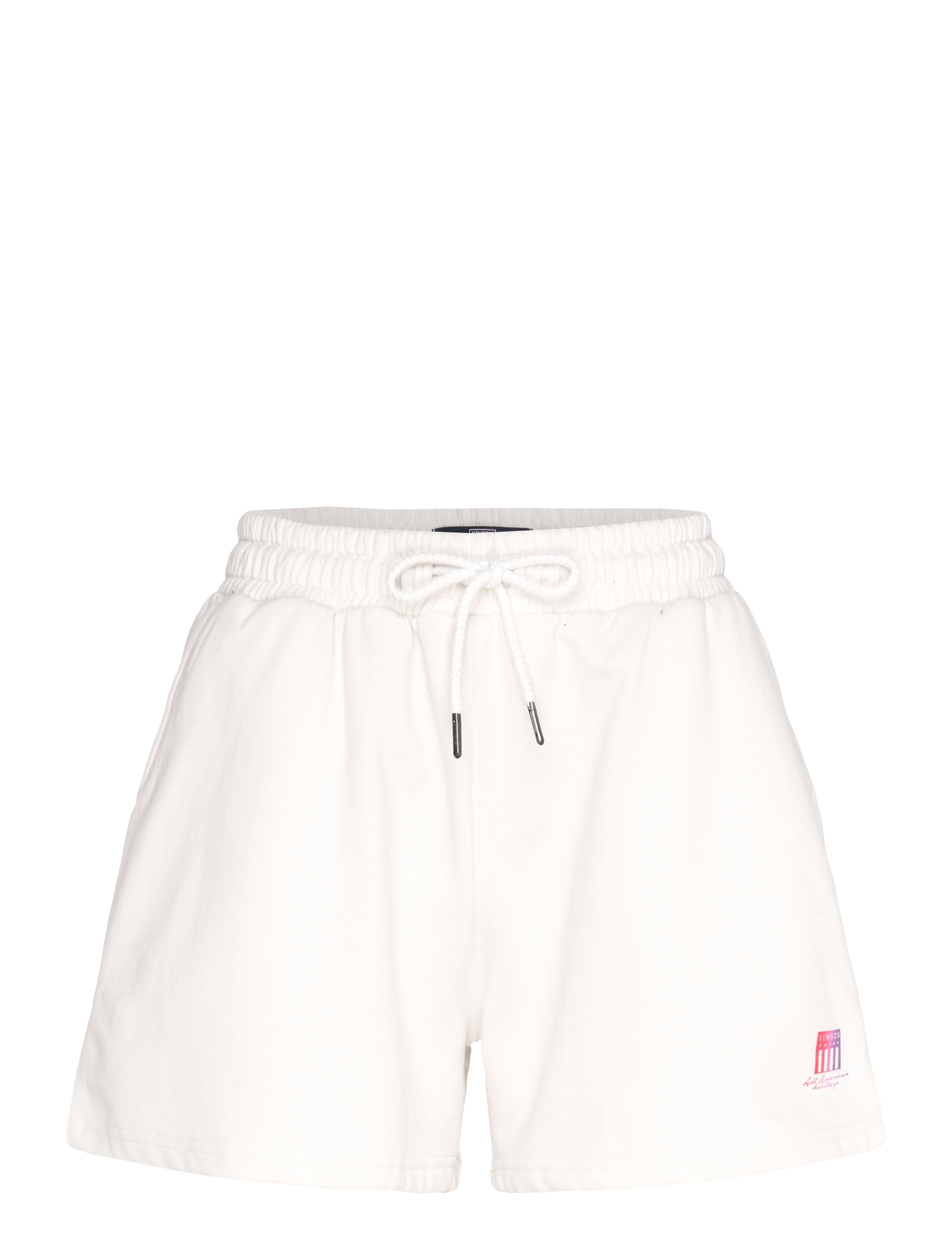 VINSON Kallie lf cot pe VIN W SWS - Sweatshorts - 11-4201TCX CLOUD DANCER / white