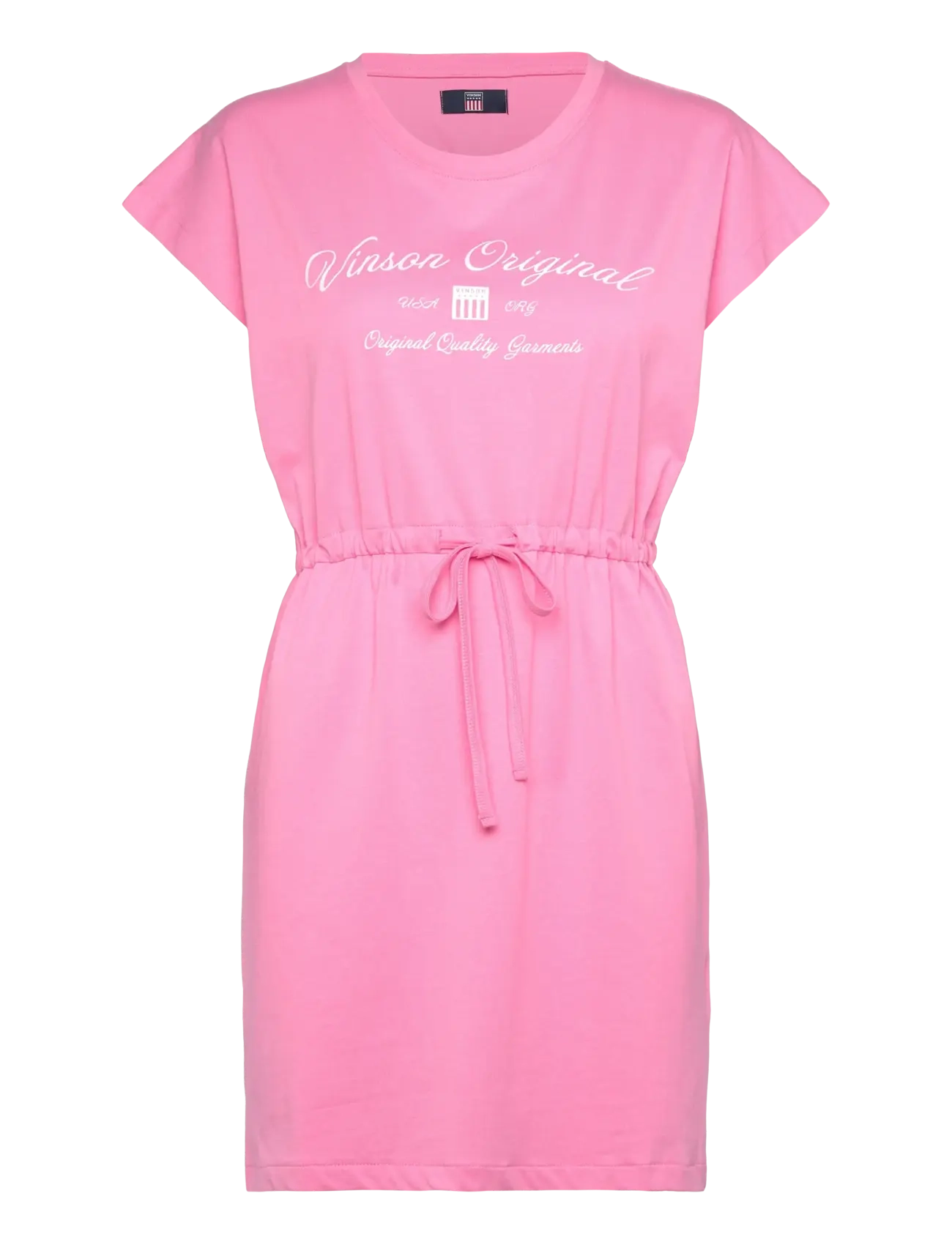 VINSON Rina Reg Cot Vin W Kleid Pink - M - Damen