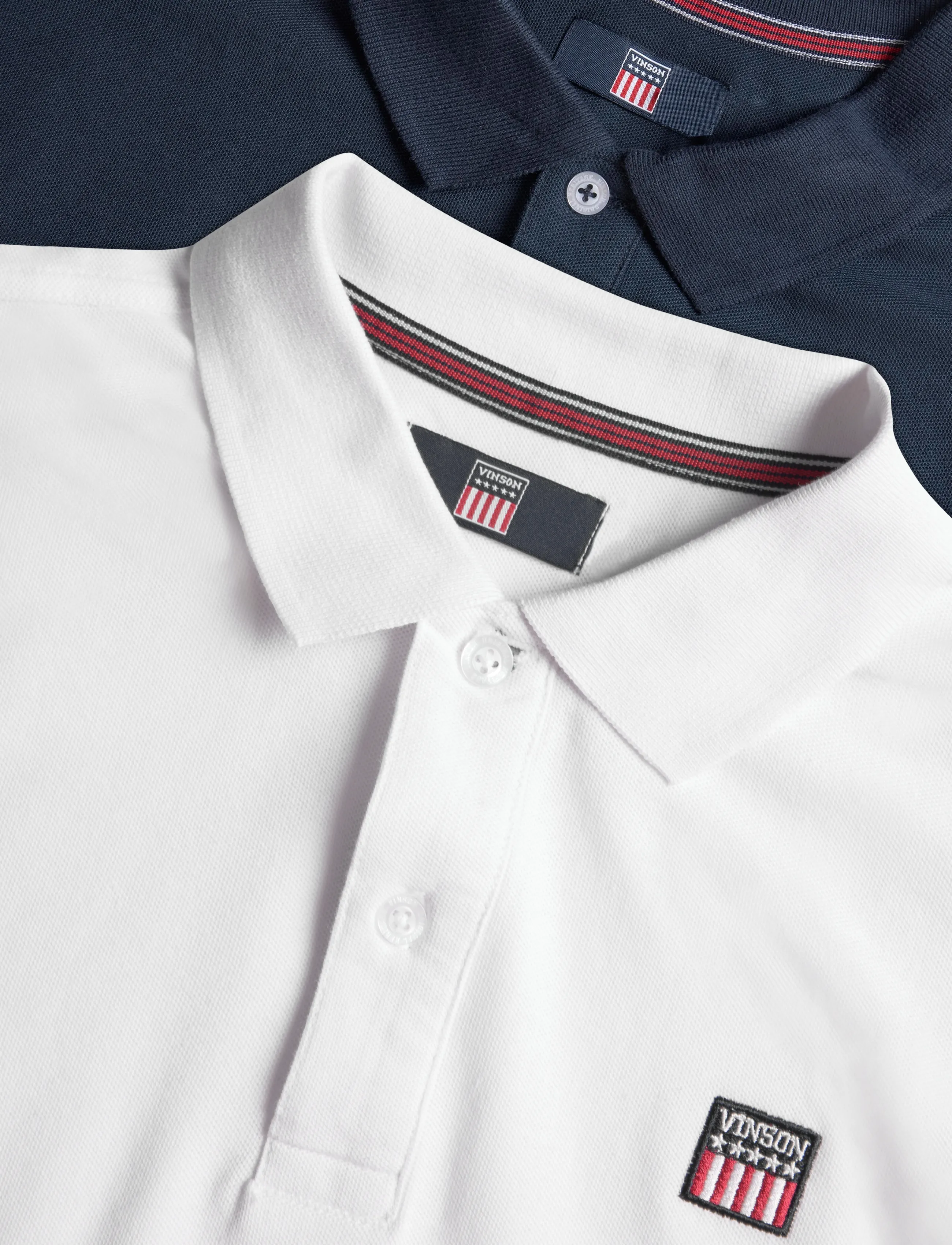 VINSON - Mike 2 pk reg cot VIN M Polo - madalaimad hinnad - darksapphire/white - 2