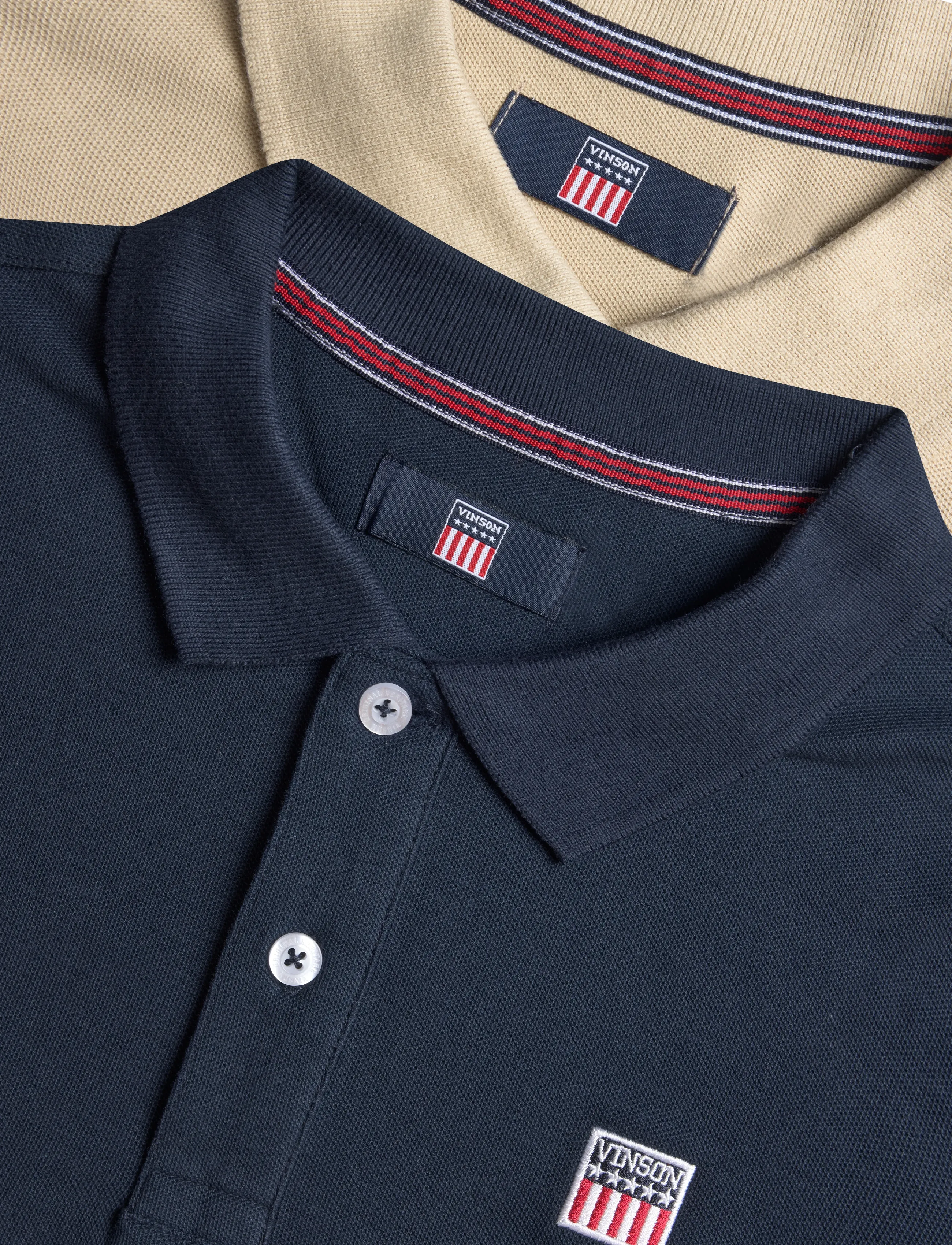 VINSON - Mike 2 pk reg cot VIN M Polo - die niedrigsten preise - humus/dark sapphire - 2