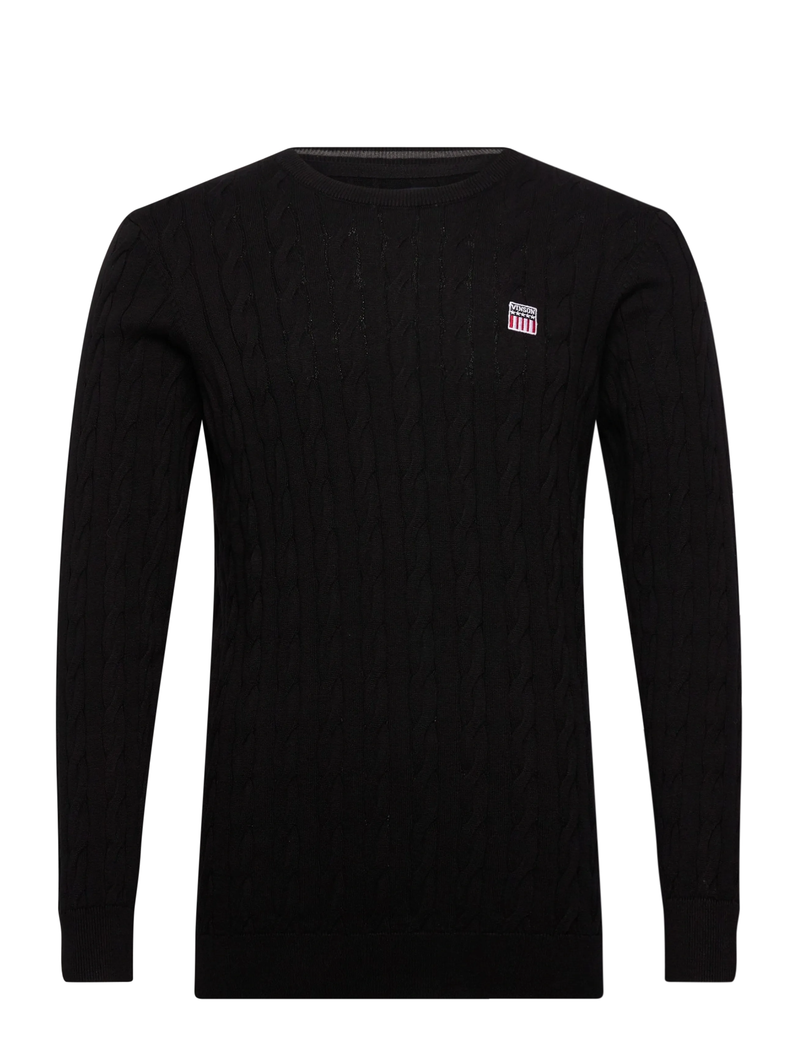 VINSON Grant reg cw cot vin m knit - Strickmode - TAP SHOE / black