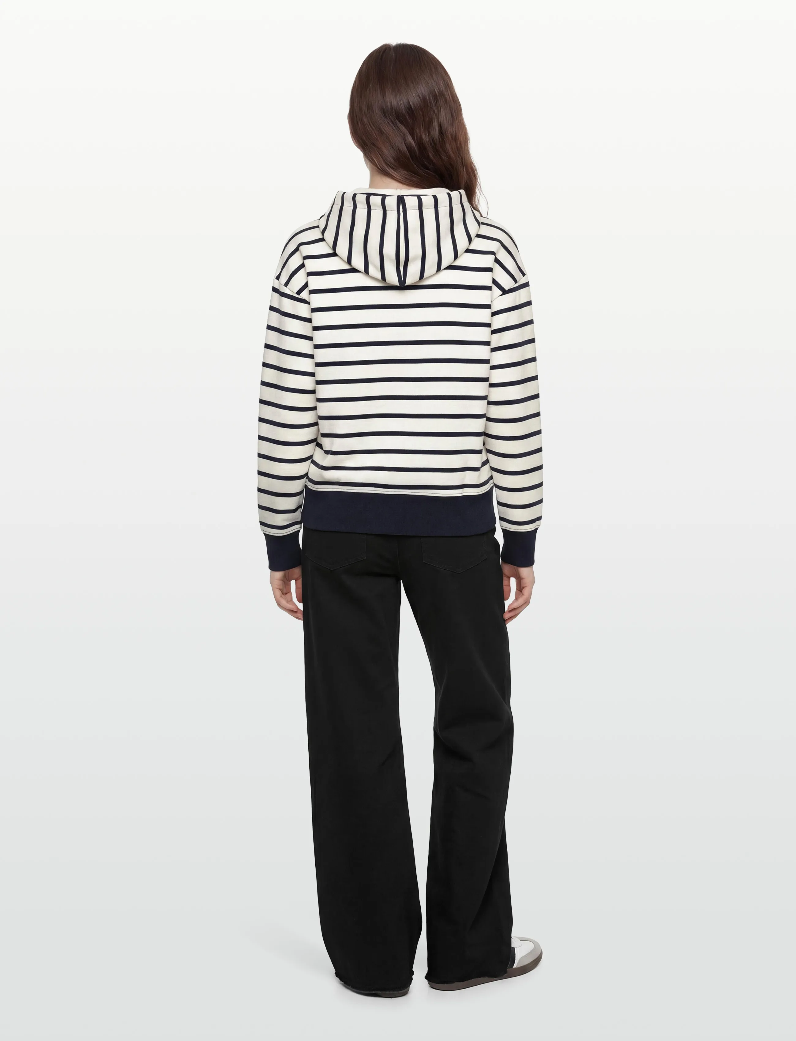 VINSON - Gwen reg lo vin w sw - kapuzenpullover - 19-4020 dark sapphire striped - 4