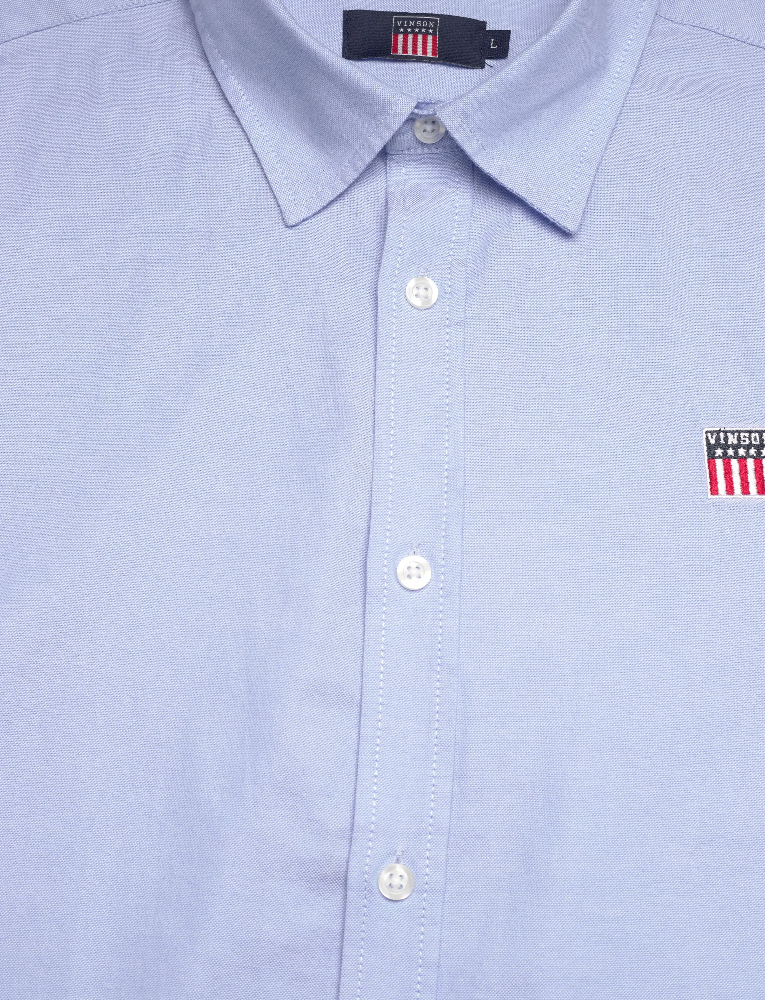 VINSON - Pedro reg cot vin m shirt - laveste priser - light blue - 2
