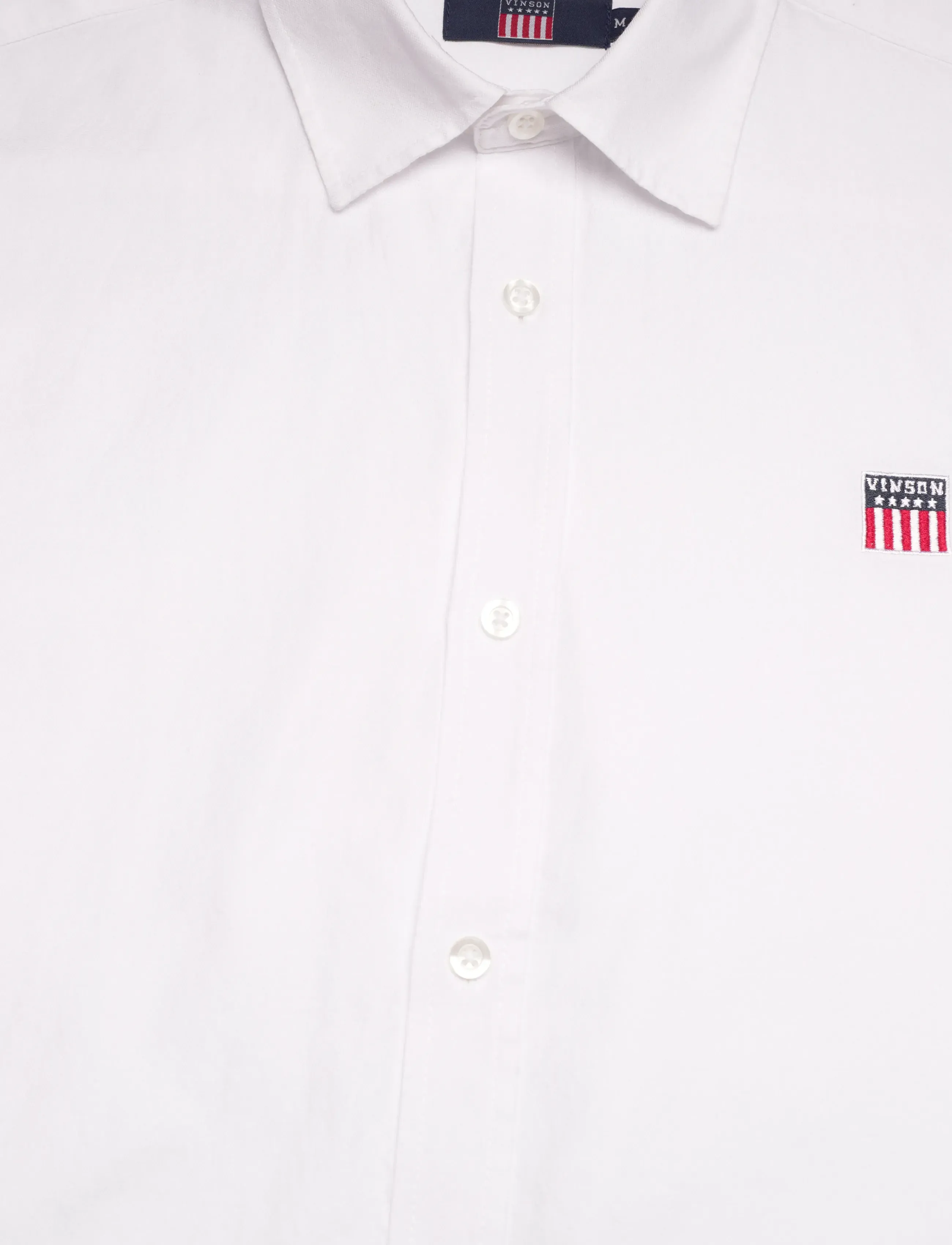 VINSON - Pedro reg cot vin m shirt - laveste priser - white - 2