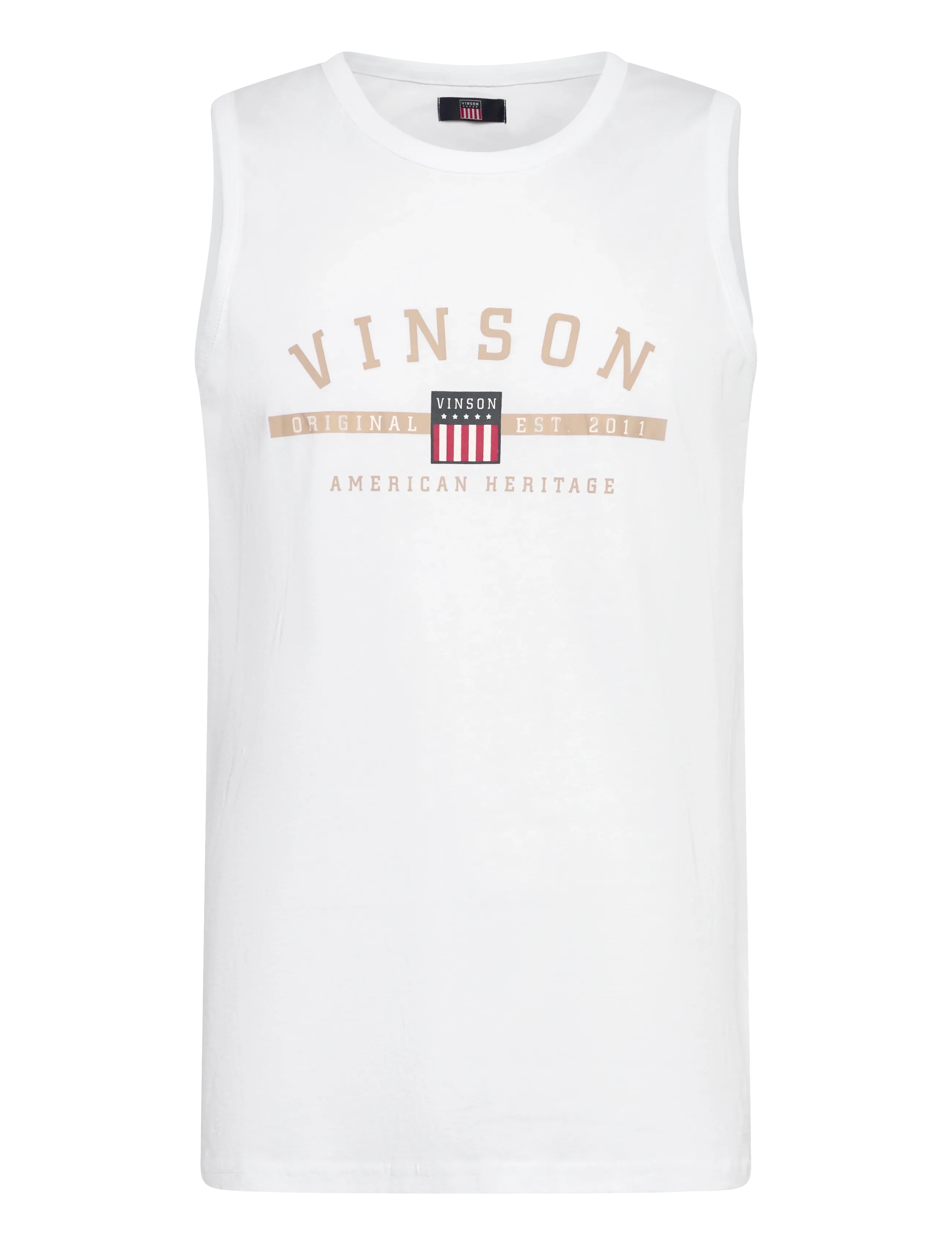 VINSON SONNY REG SJ VIN M TANK - T-särgid - 11-0601TCX WHITE / white