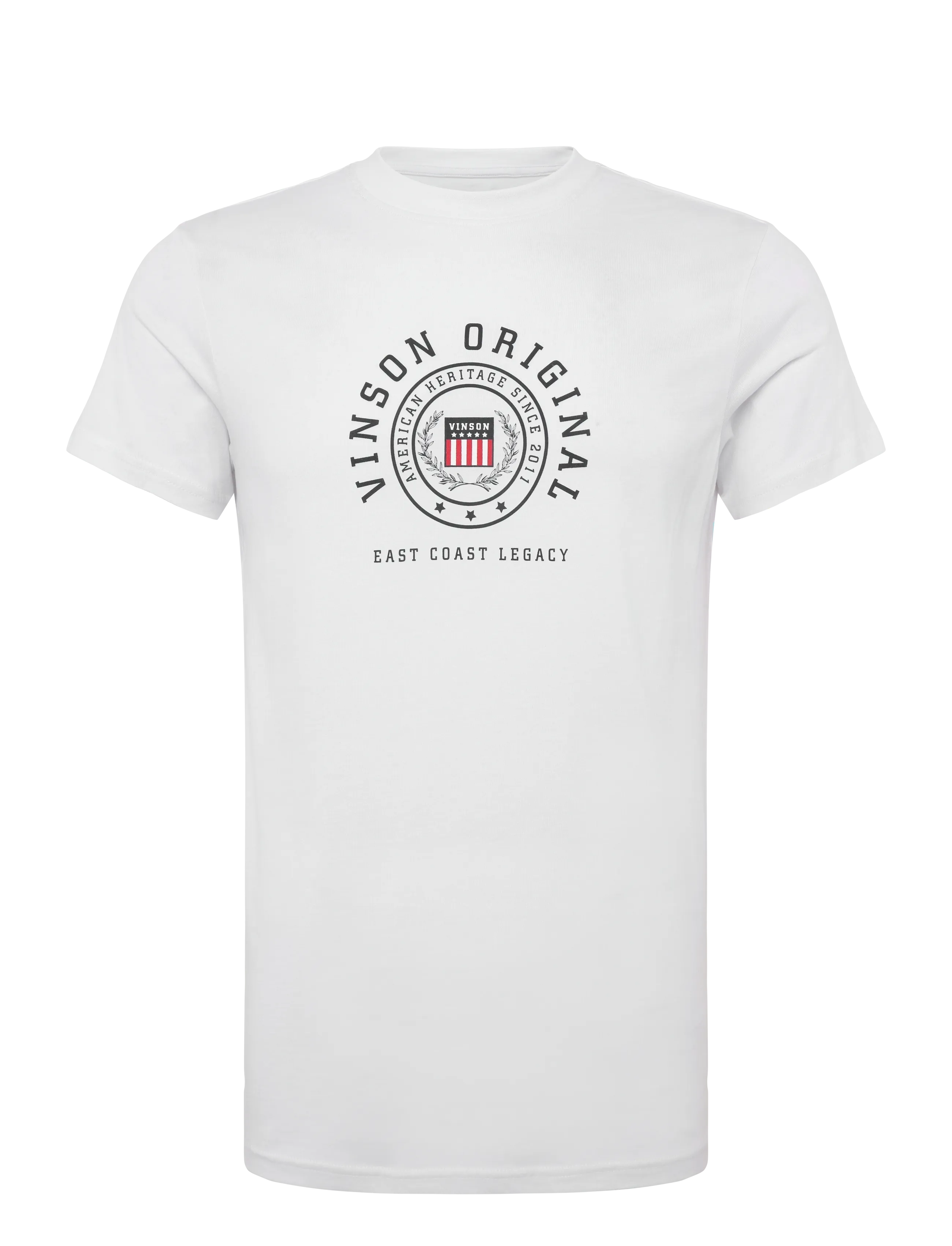 VINSON STEVIE REG COT VIN M TEE - Booztlet only men - BRIGHT WHITE / white