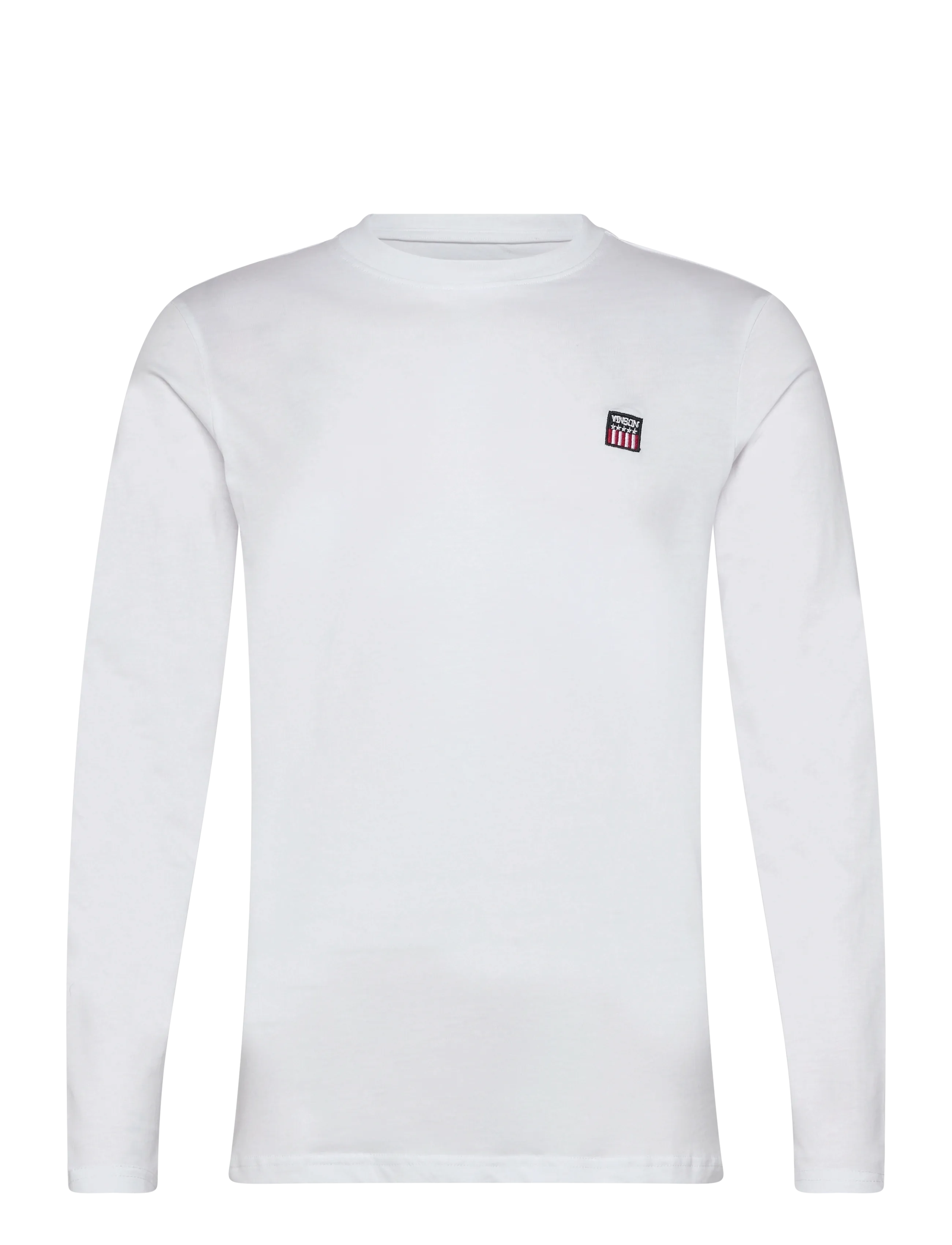 VINSON Shane Reg Cot Vin M Tee Ls Weiß - L - Herren