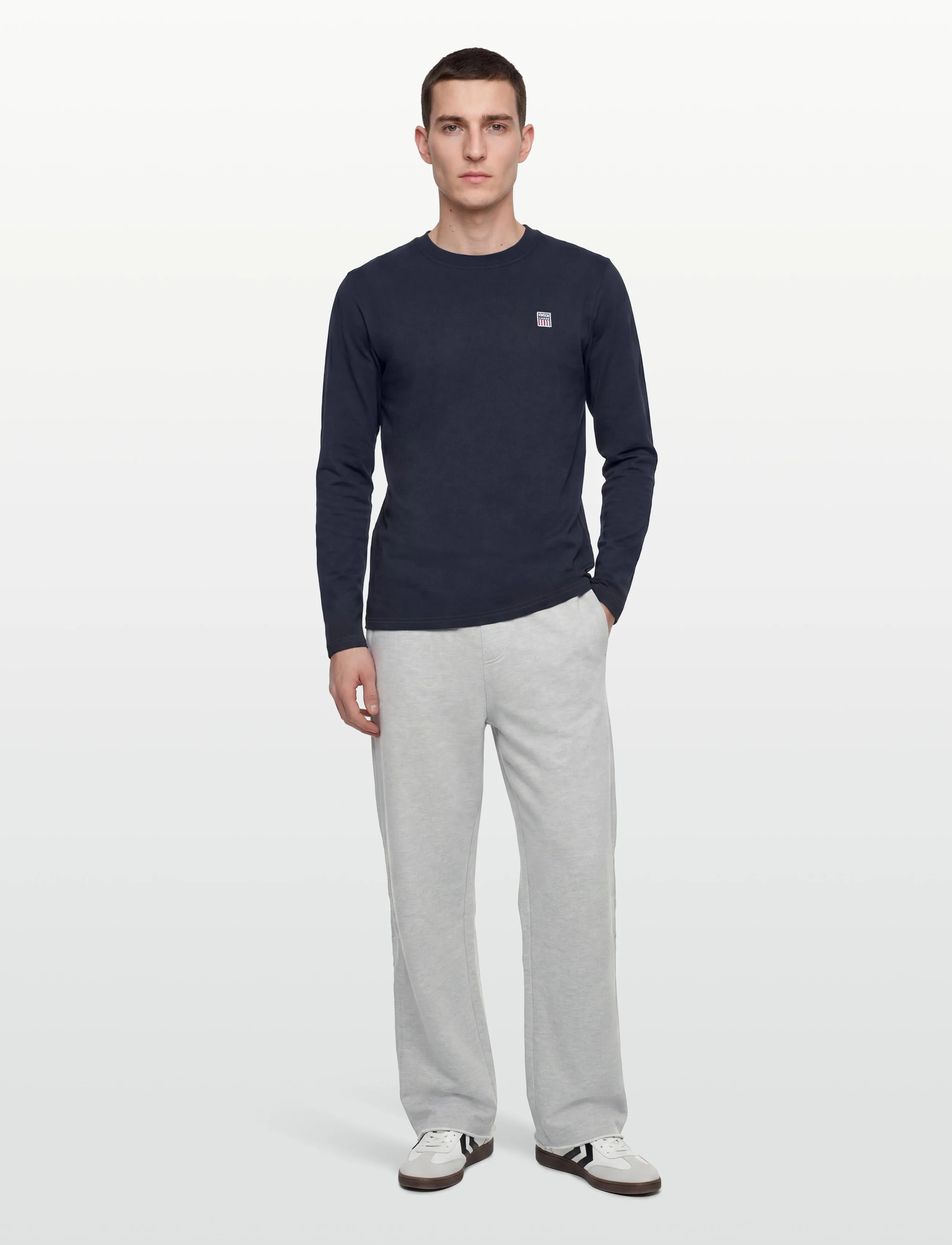 VINSON - SHANE REG COT VIN M TEE LS - laveste priser - 19-4020tcx dark sapphire - 0