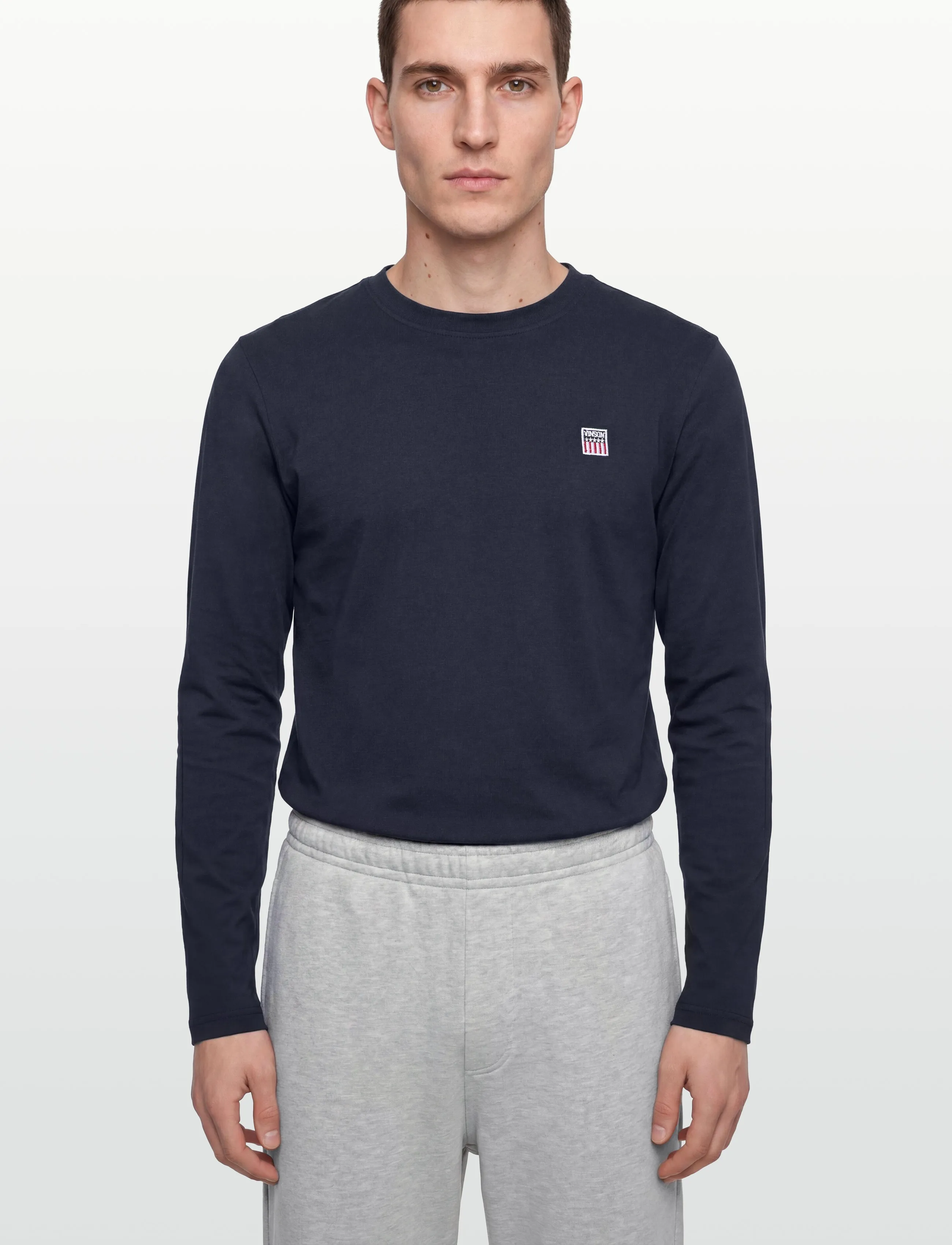 VINSON - SHANE REG COT VIN M TEE LS - laveste priser - 19-4020tcx dark sapphire - 3