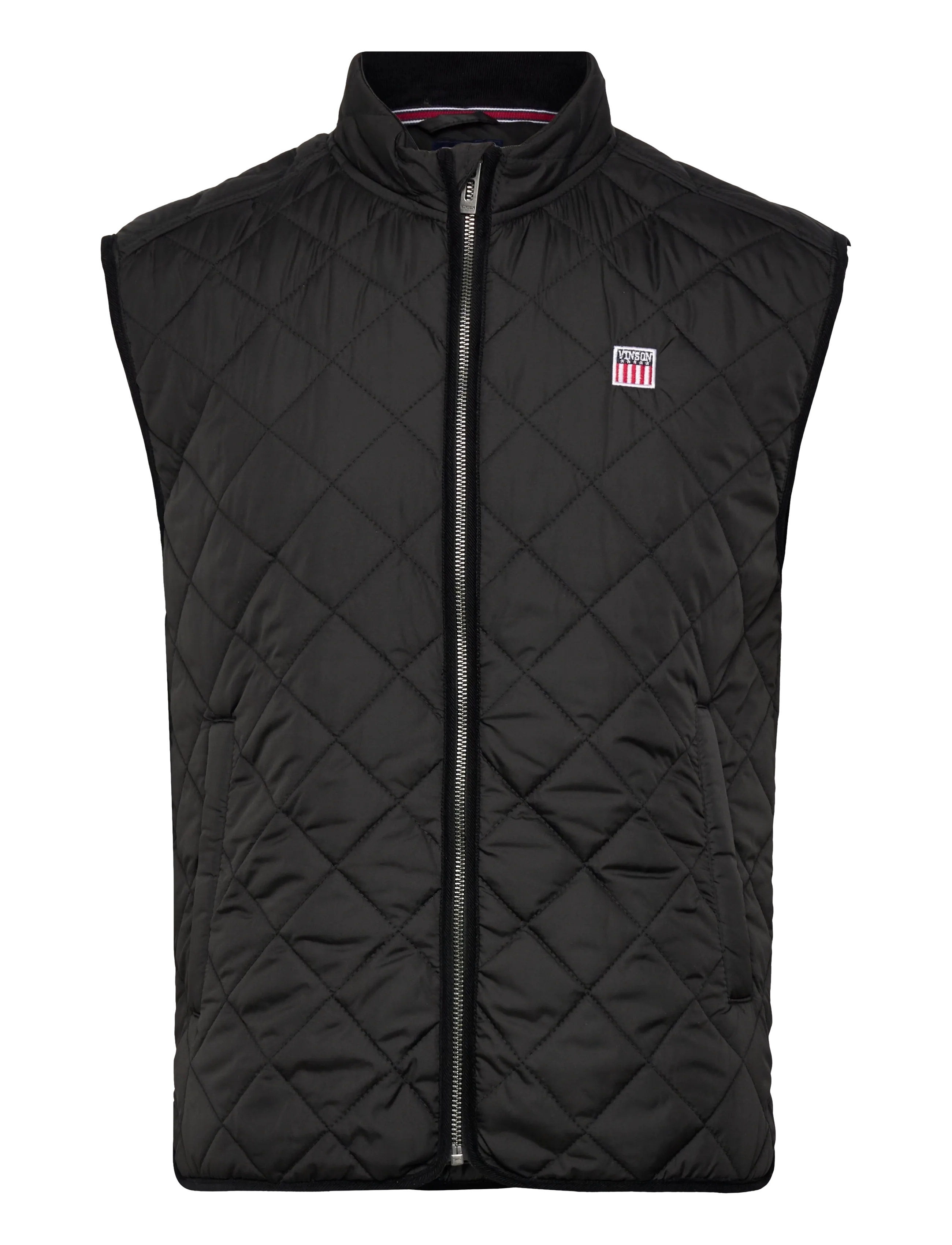 VINSON STUART REG PE VEST VIN M OTW - Kläder - 19-4004TCX TAP SHOE / black