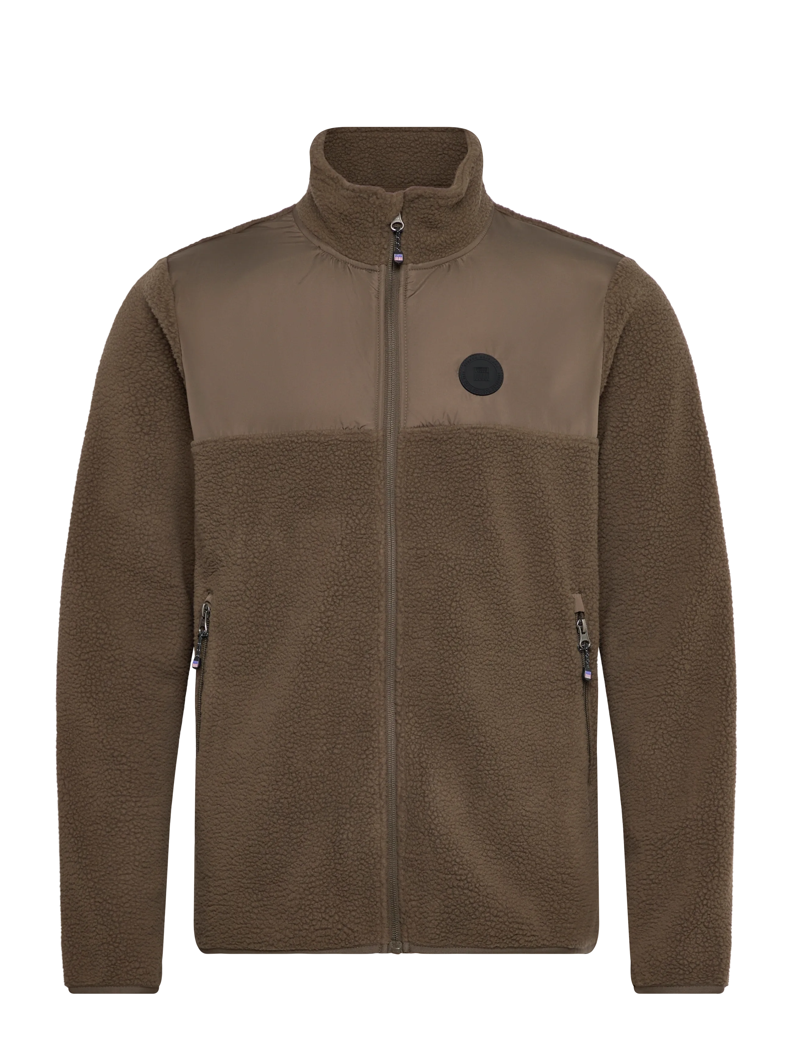 VINSON Santo Reg Fleece Vin M Otw Braun - S - Herren