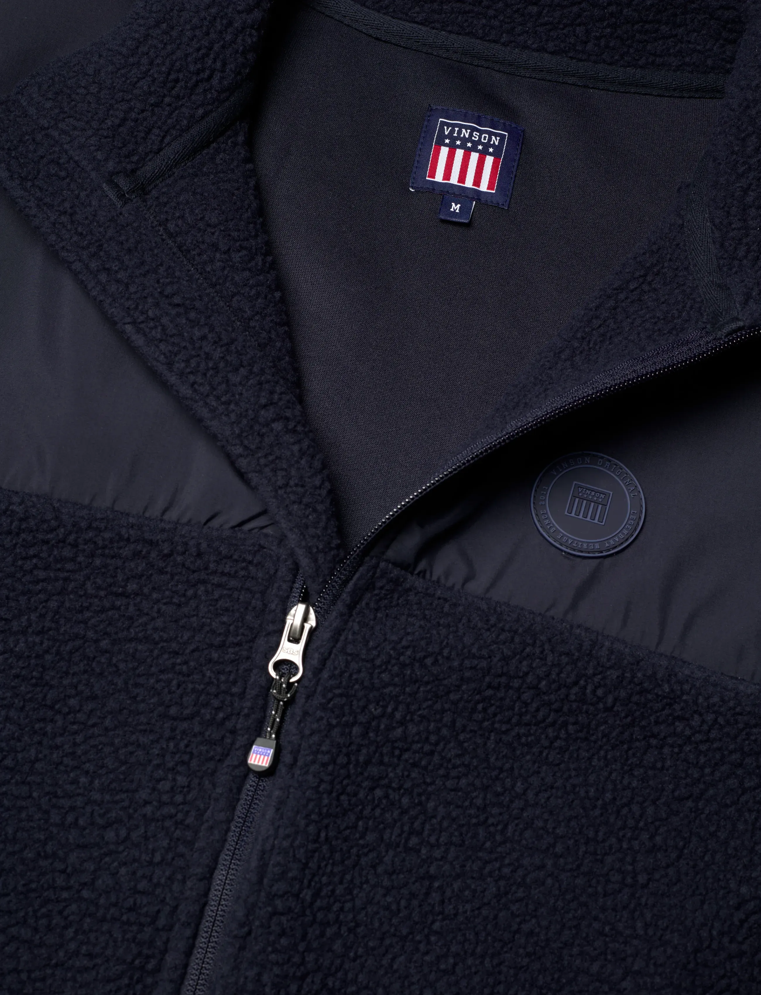 VINSON - SANTO REG FLEECE VIN M OTW - sweatshirts - 19-4020tcx dark sapphire - 2