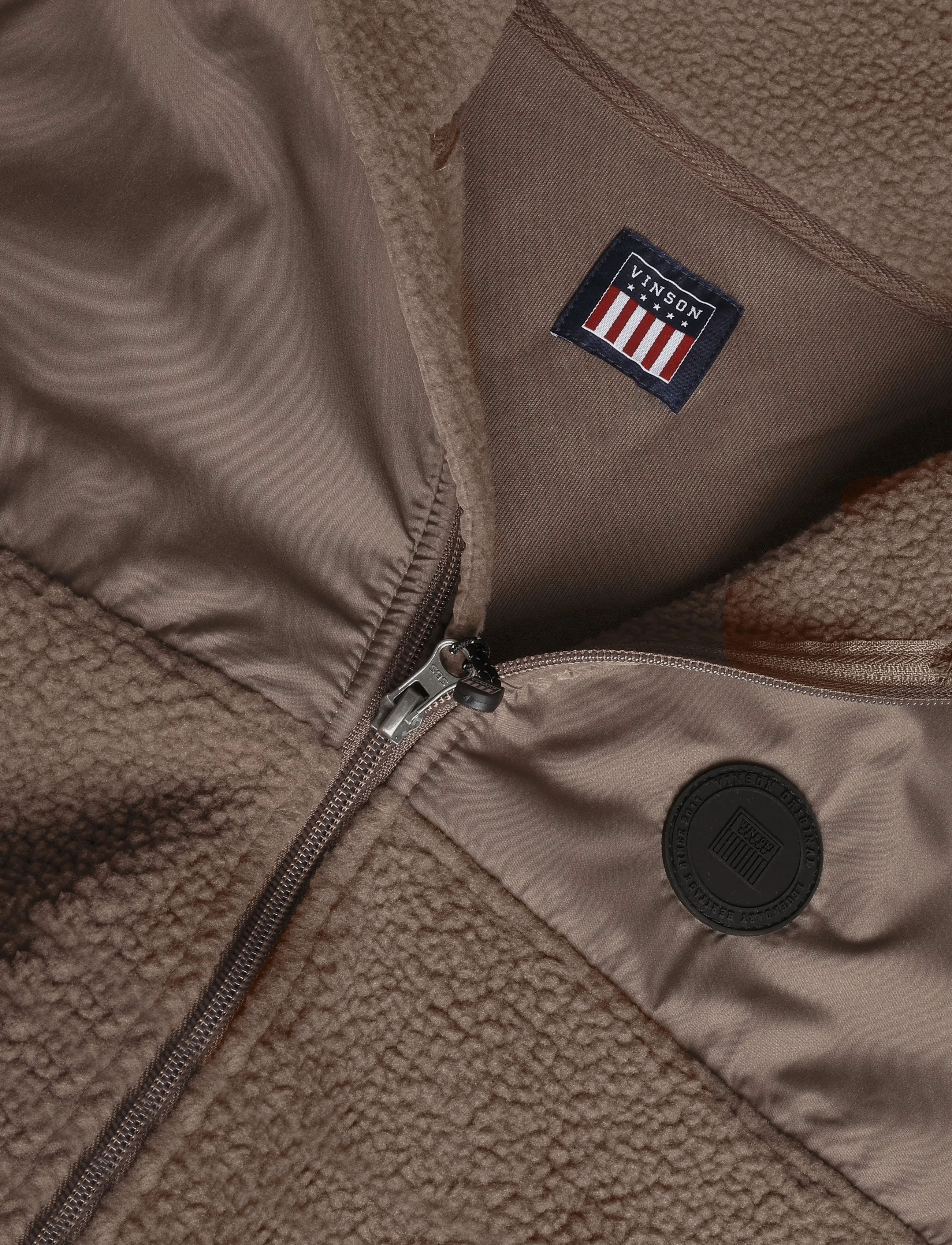 VINSON - SANTO REG FLEECE VIN M OTW - autumn savings - walnut - 2