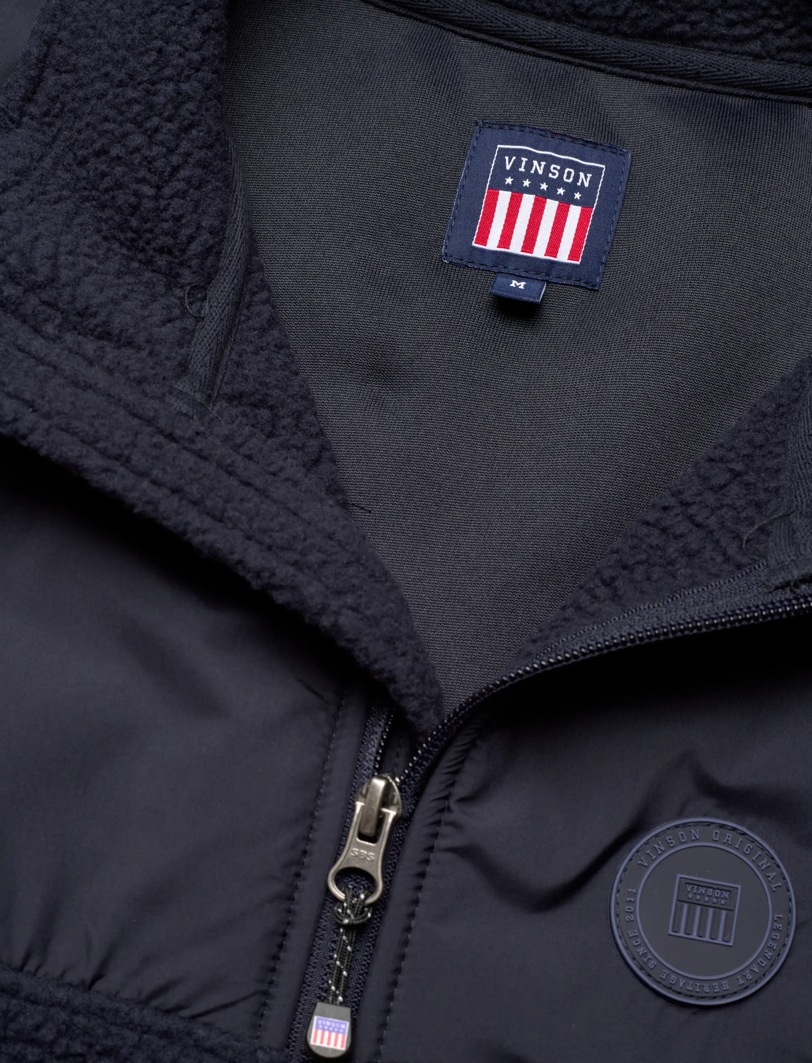 VINSON - SAMMIE FLEECE VEST VIN M OTW - westen - 19-4020tcx dark sapphire - 2