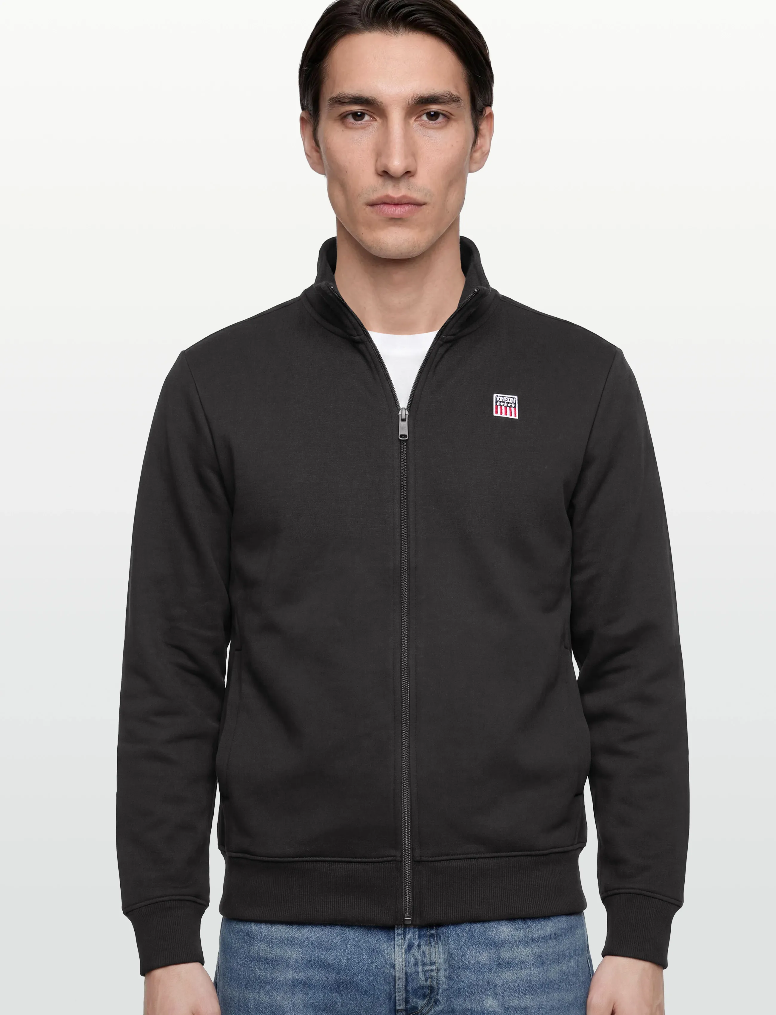 VINSON - SULLY REG FZ COT PE VIN M SW - sweatshirts - 19-4004tcx tap shoe - 3
