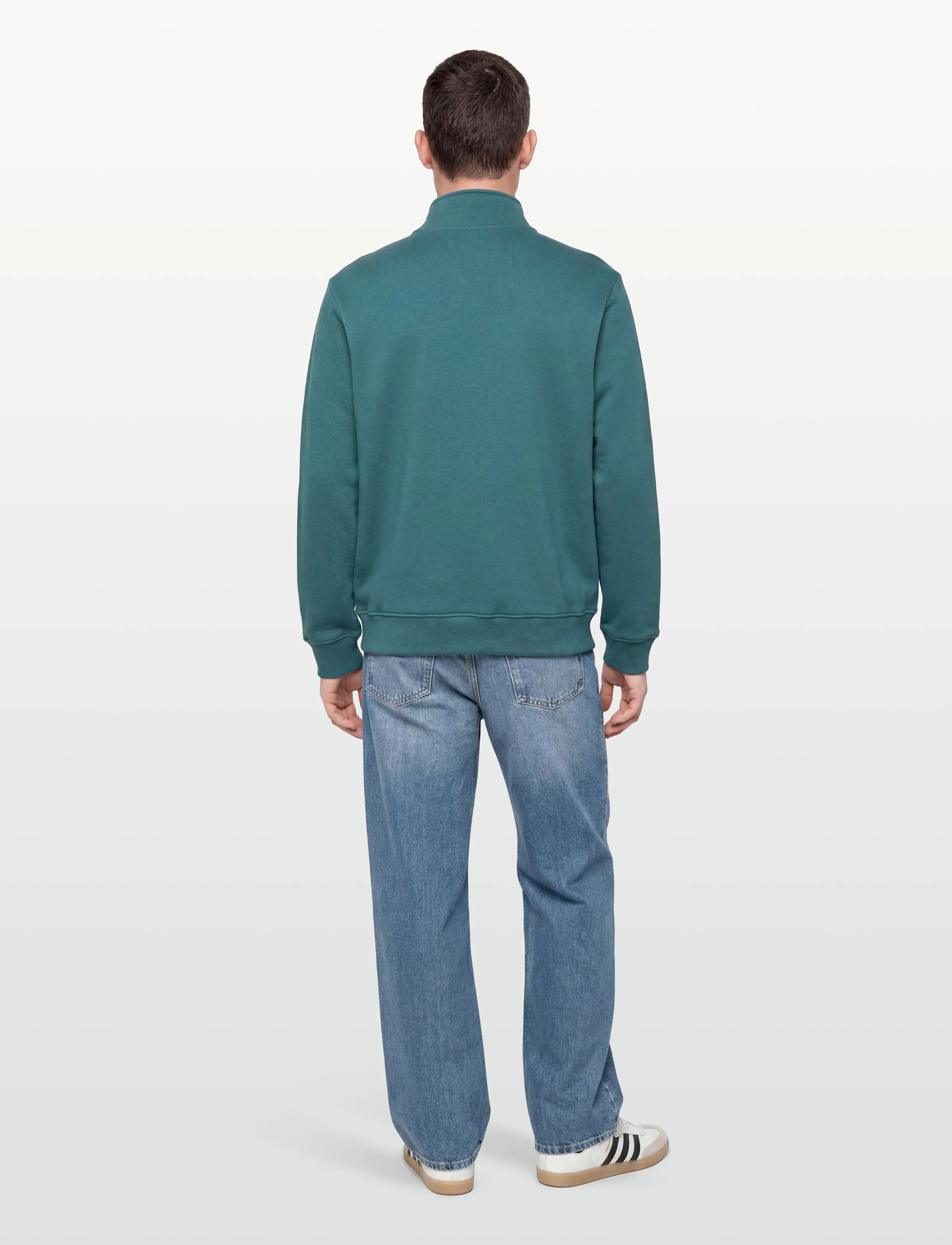 VINSON - SULLY REG FZ COT PE VIN M SW - sweatshirts - 19-4517tcx mediterranea - 4