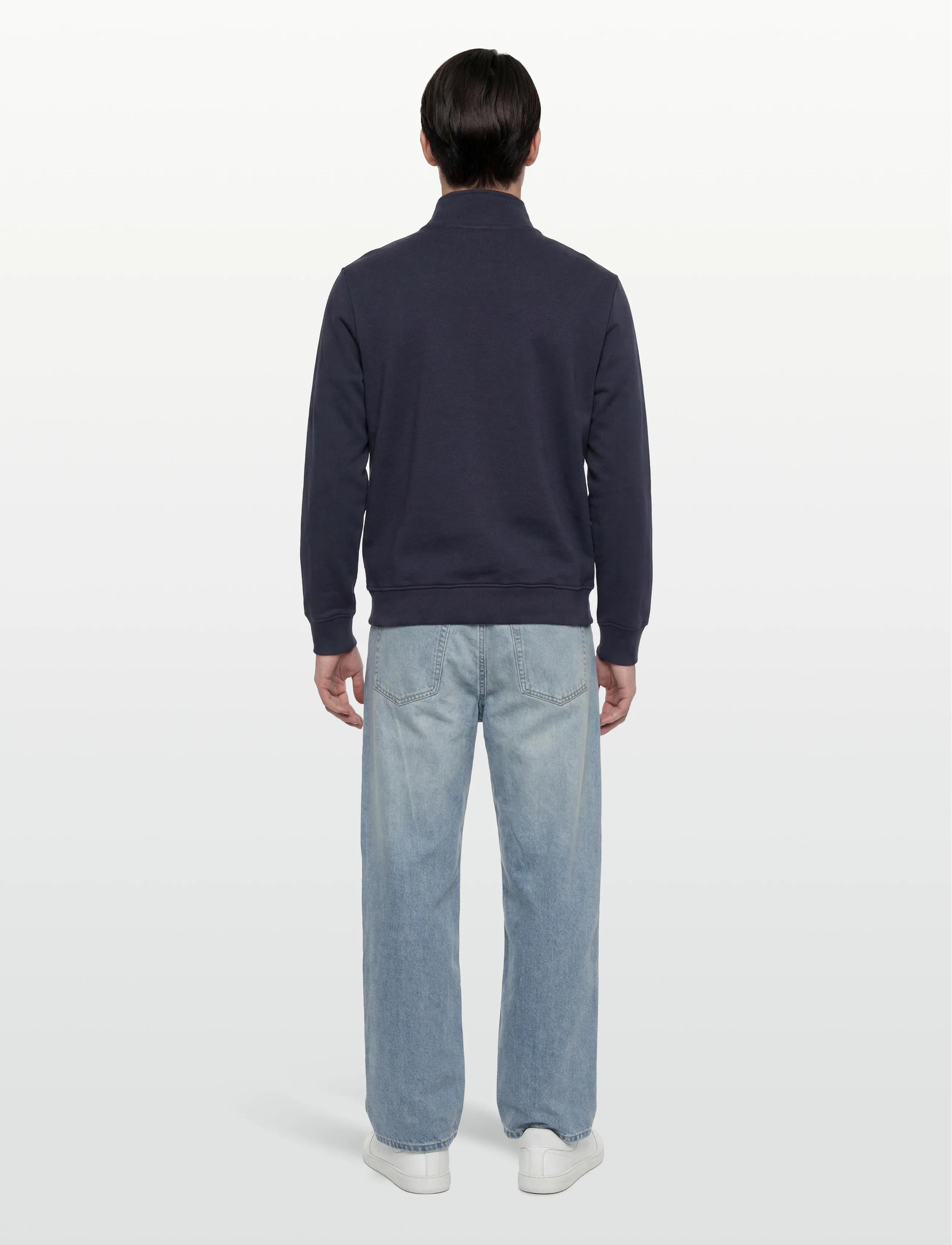 VINSON - SULLY REG FZ COT PE VIN M SW - sweatshirts - 19-4020tcx dark sapphire - 4