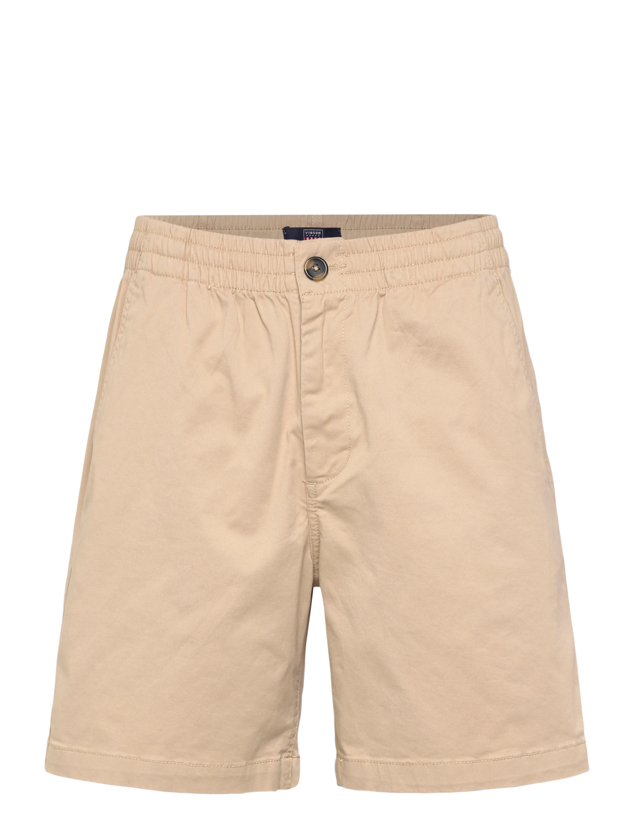 VINSON SIGURD REG COT PE VIN M SHORTS - Kläder - 15-1304TCX HUMUS / beige