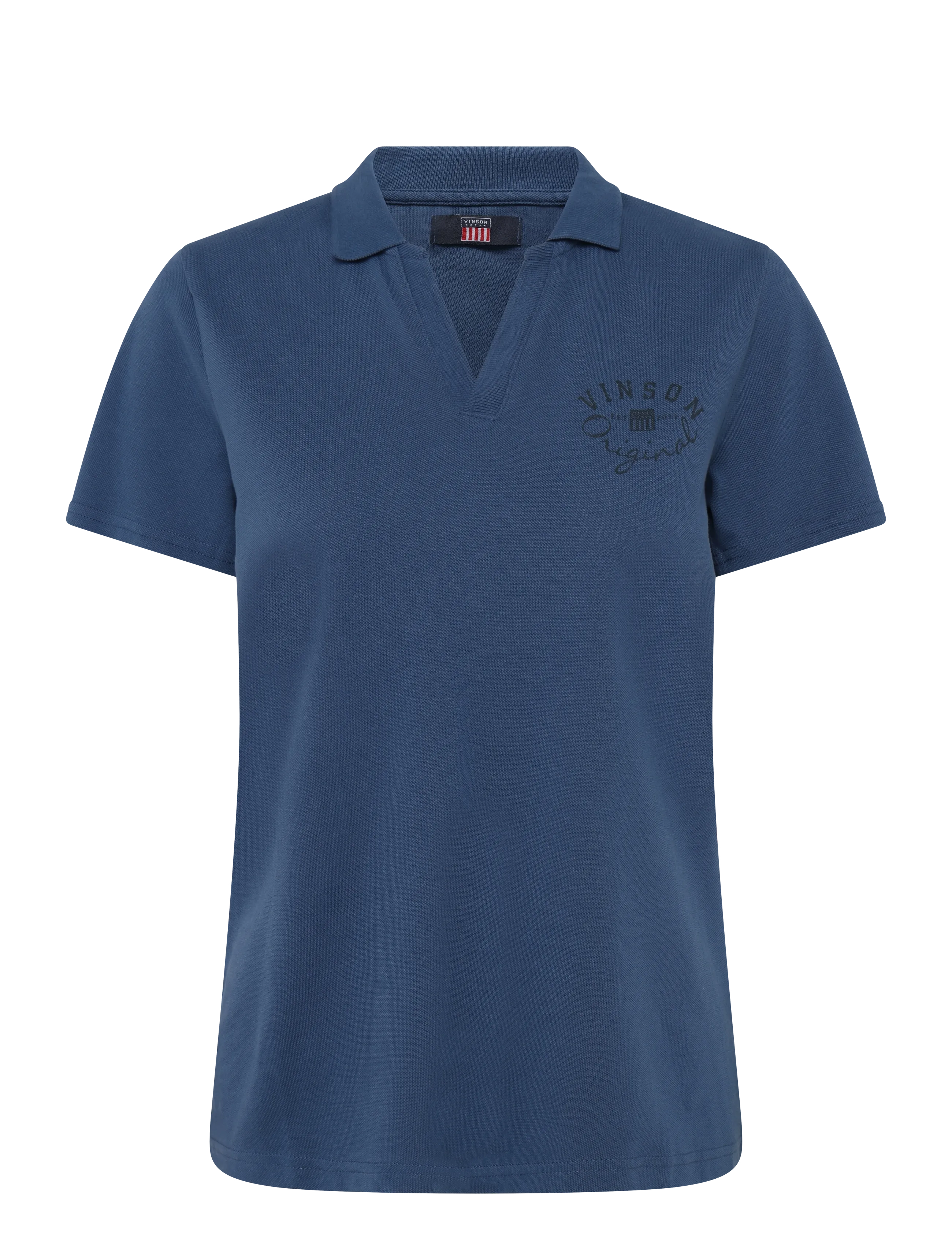 VINSON SALLY REG COT VIN W POLO - T-shirts & tops - TRUE NAVY / blue