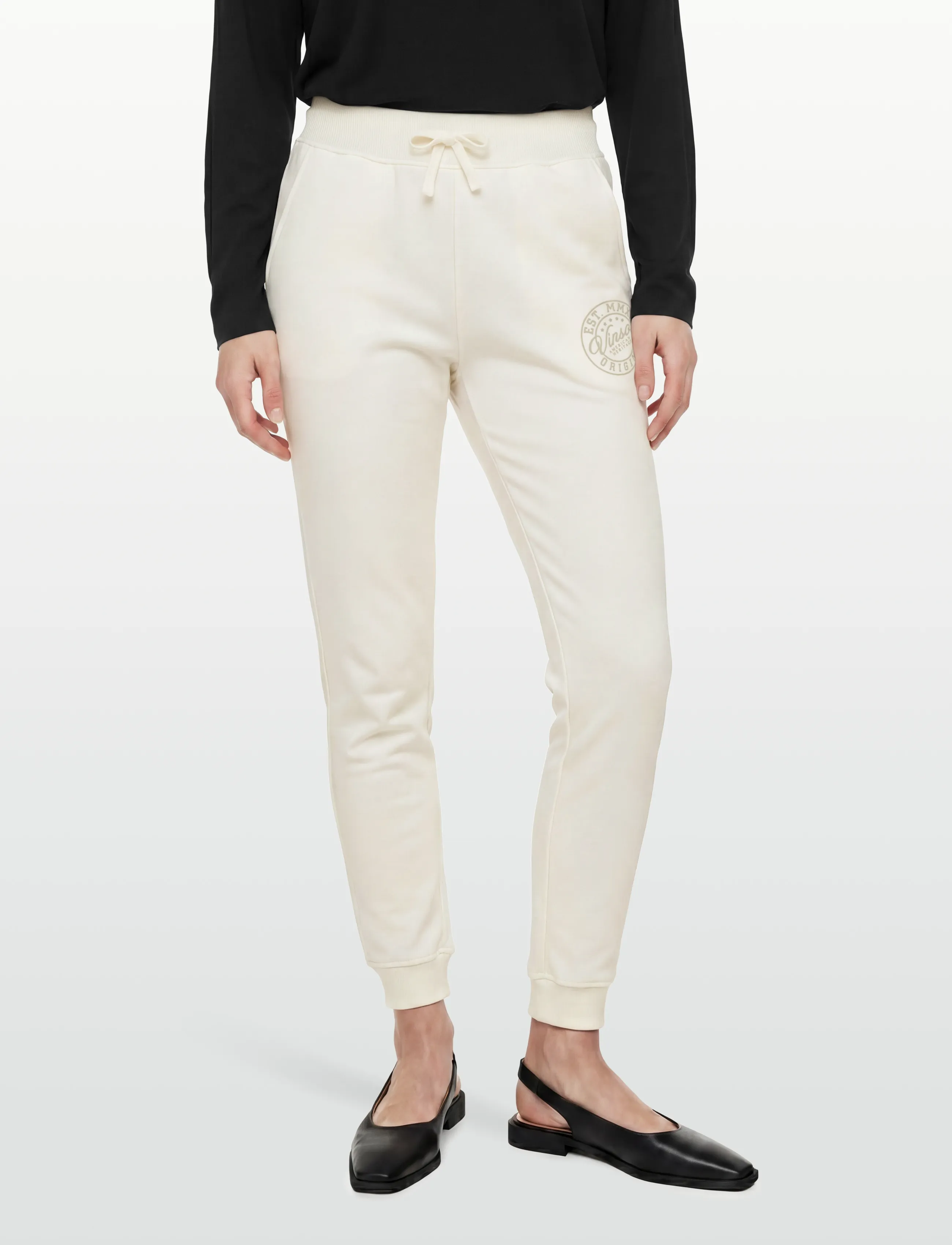 VINSON - SYLVIE REG SW VIN W PANTS - damen - 11-4201tcx cloud dancer - 3