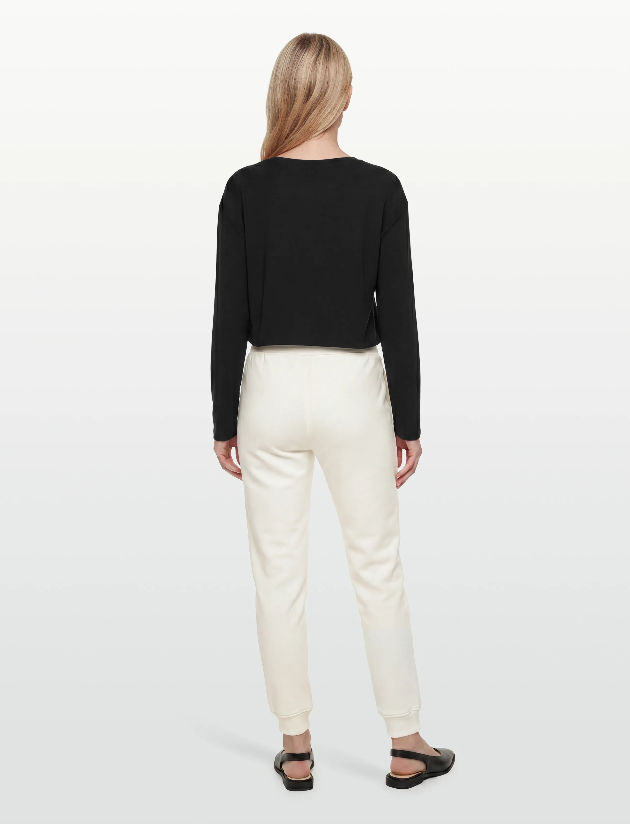 VINSON - SYLVIE REG SW VIN W PANTS - damen - 11-4201tcx cloud dancer - 4