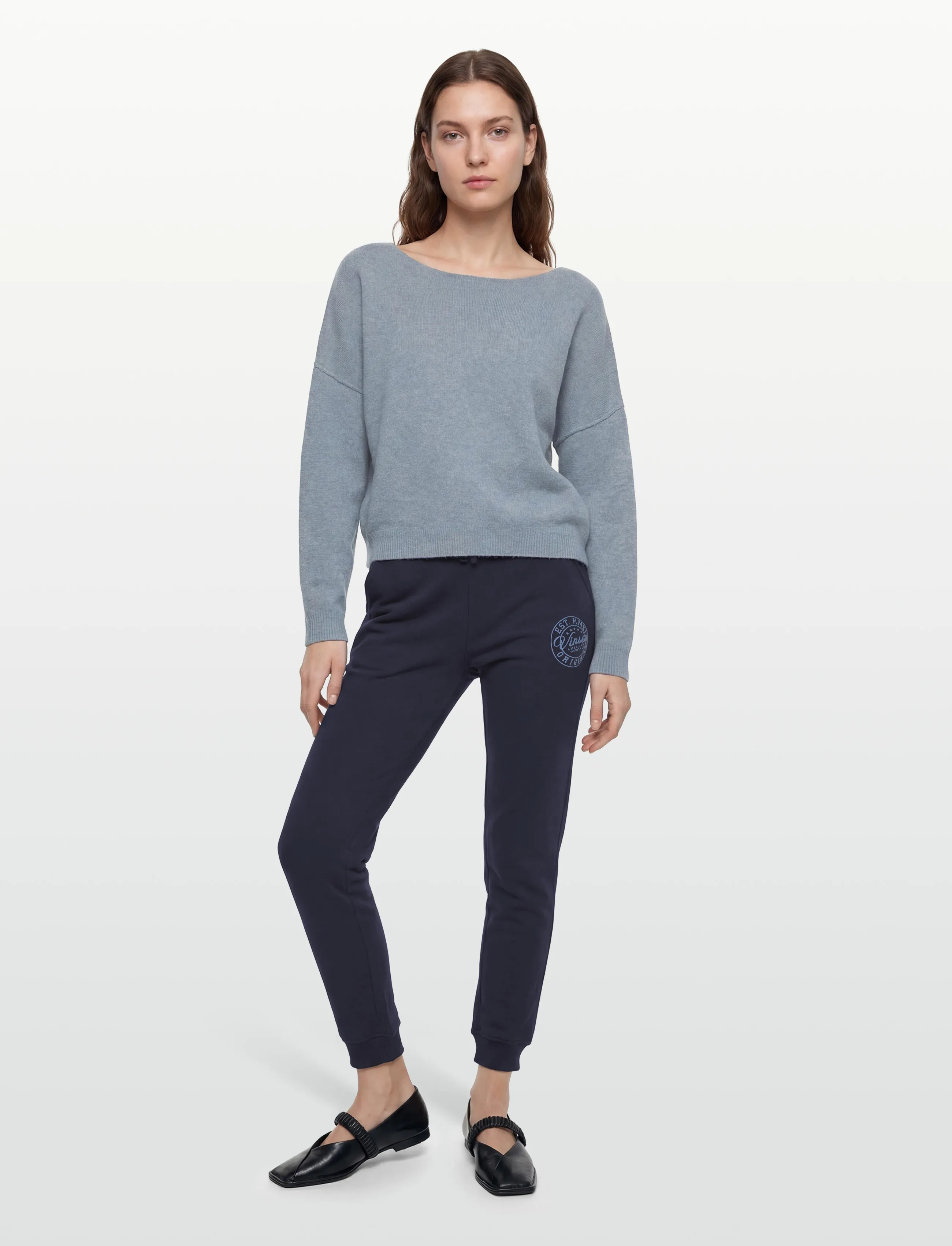 VINSON SYLVIE REG SW VIN W PANTS - Joggers - 19-4020TCX DARK SAPPHIRE / navy